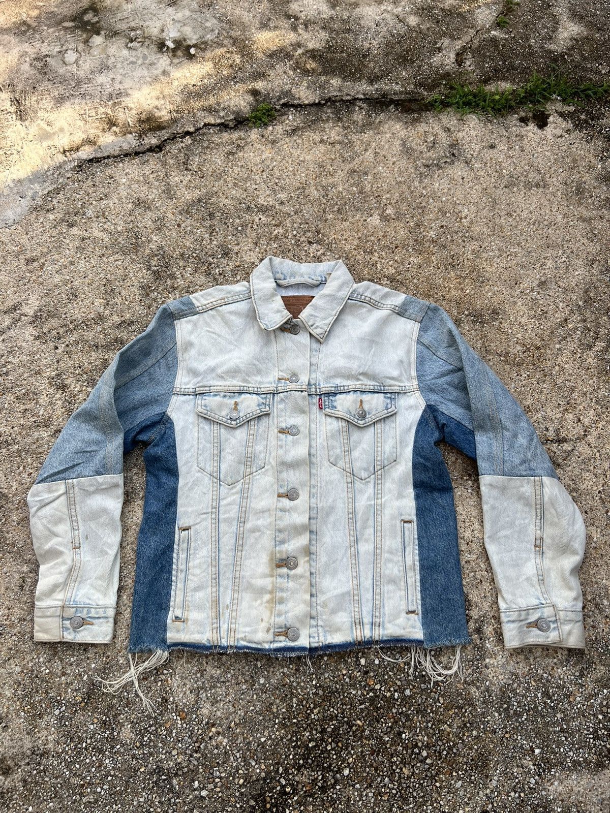 Levi's × Levi's Vintage Clothing Levis Big E Premium Patchwork Jacket S Size Size US S / EU 44-46 / 1 - 1 Thumbnail