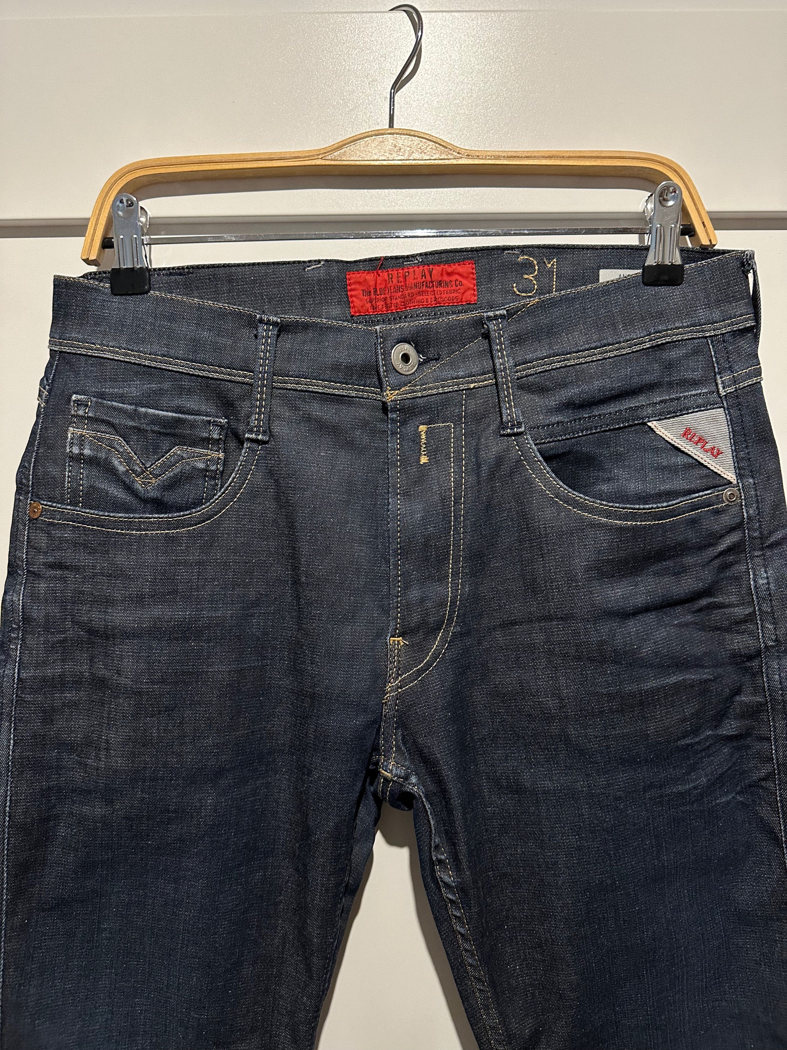 Replay REPLAY Anbass Stretch slim fit denim pants jeans Size US 31 - 5 Thumbnail