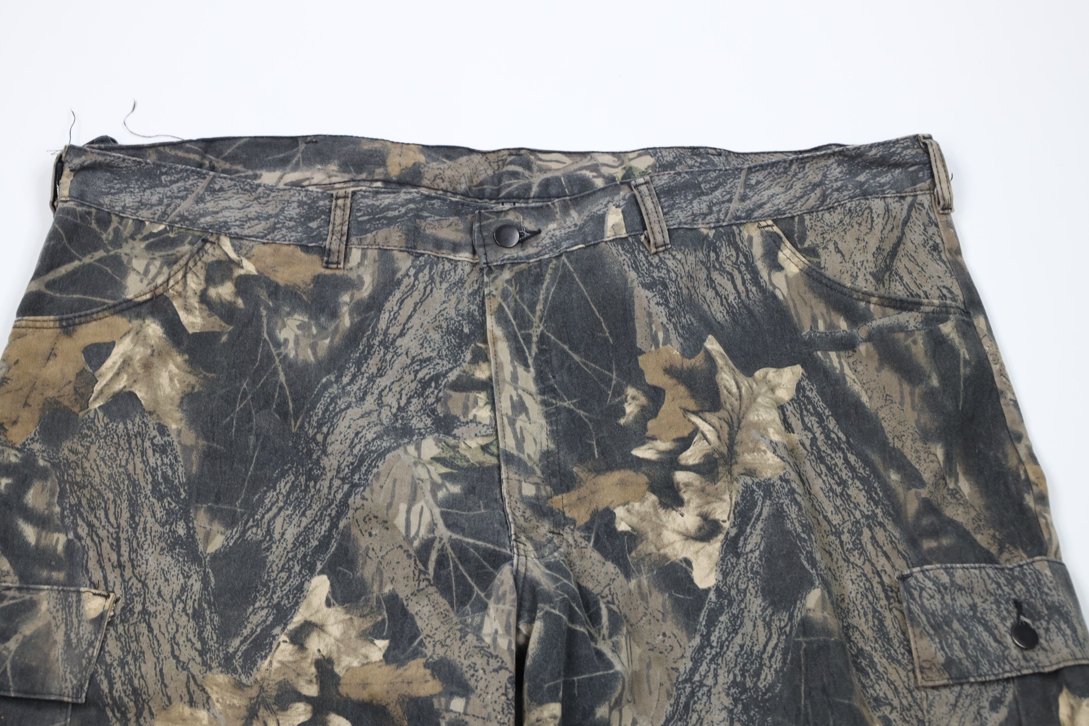Vintage Vintage 90s Streetwear Camouflage Wide Leg Cargo Pants USA Size US 40 / EU 56 - 2 Thumbnail