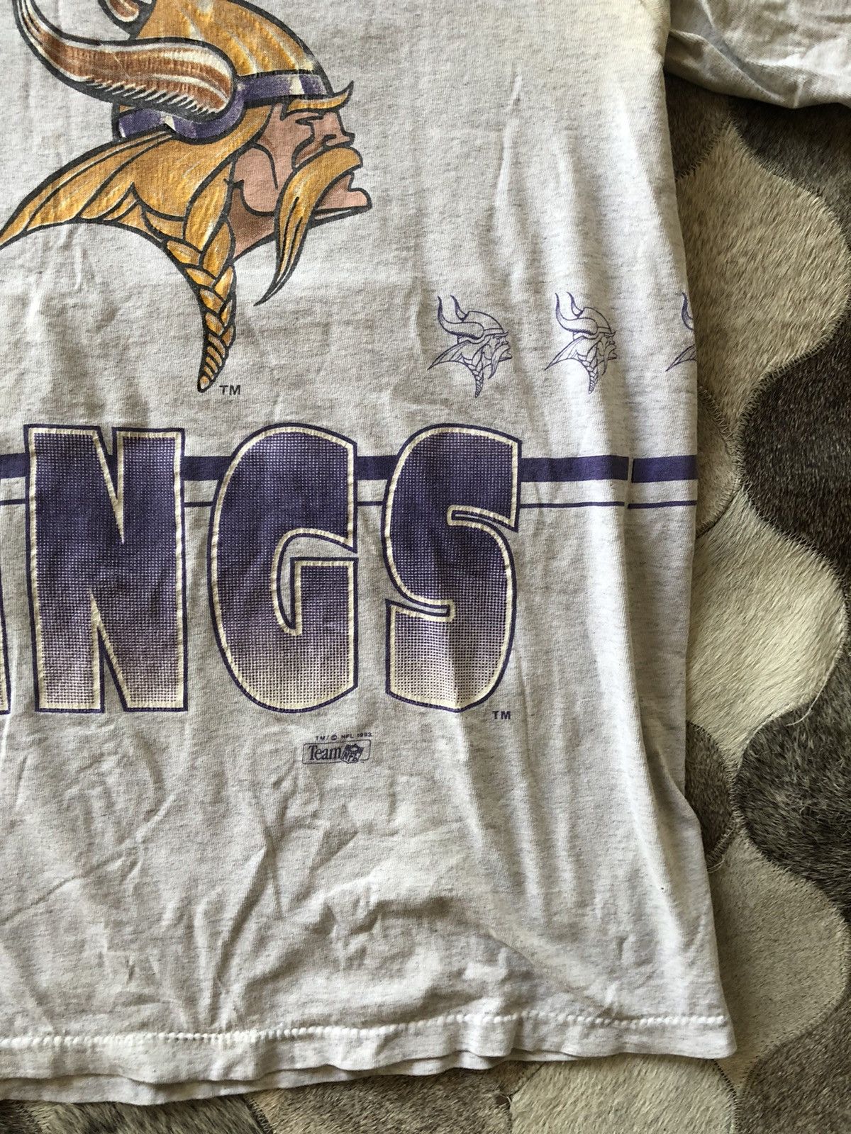 NFL × Salem Sportswear × Vintage Vintage AOP Vikings Salem sportswear graphic ter Size US XL / EU 56 / 4 - 4 Thumbnail