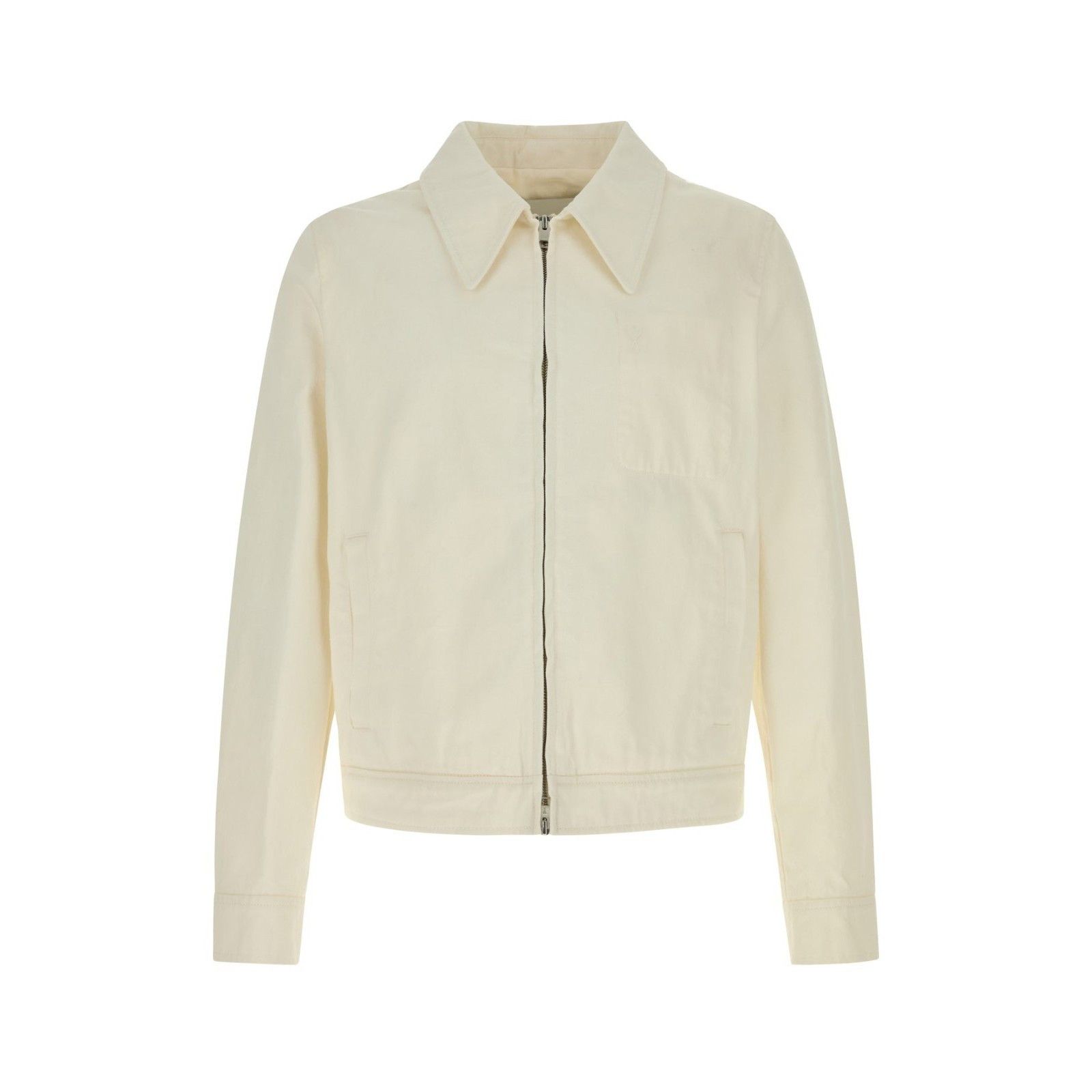 AMI AMI Ivory Denim Jacket New & Authentic (Men's size:M;) Size US M / EU 48-50 / 2 - 1 Thumbnail
