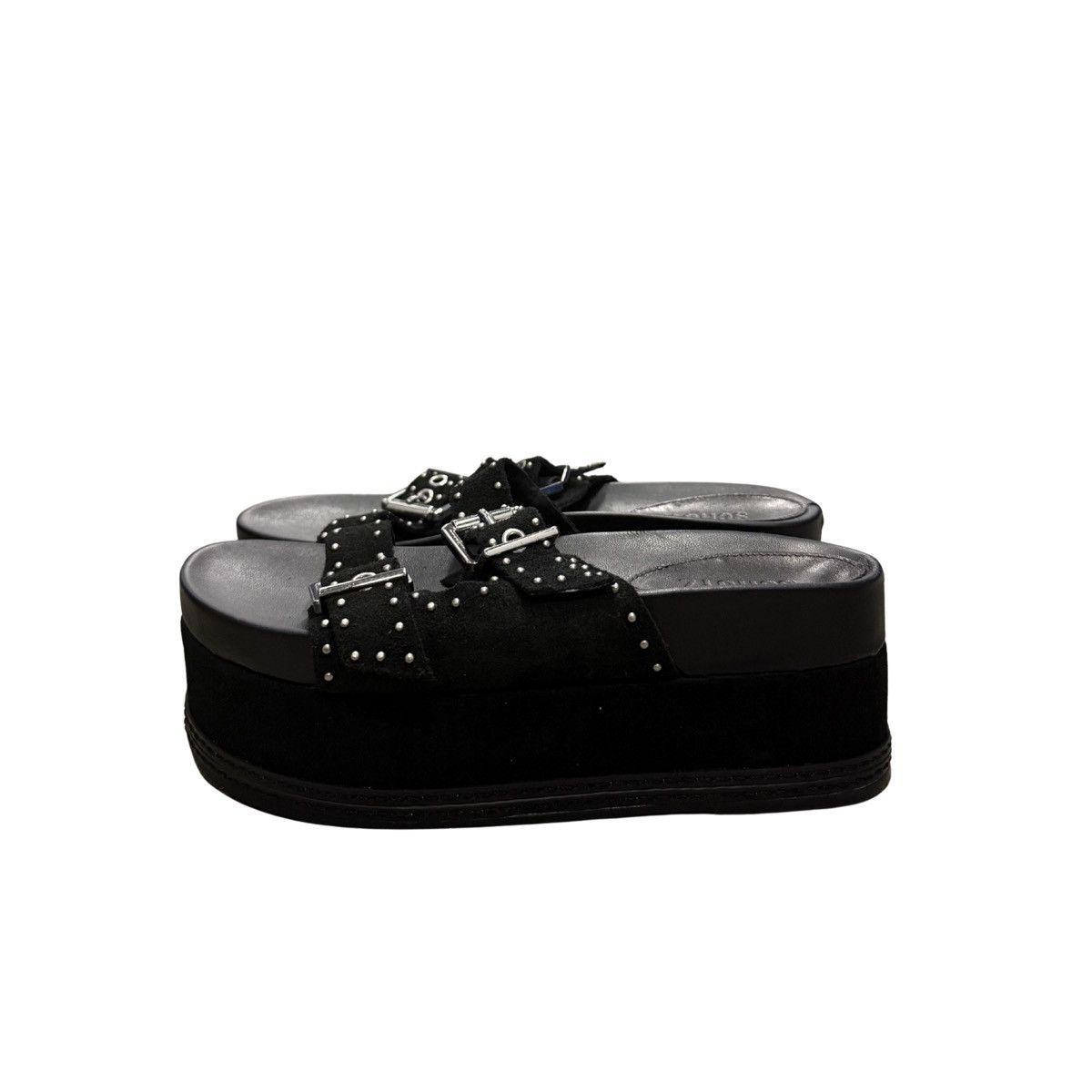 SCHUTZ Schutz X Revolve Sirah Flatform Slide – Black (8.5) Size US 8.5 / IT 38.5 - 5 Thumbnail