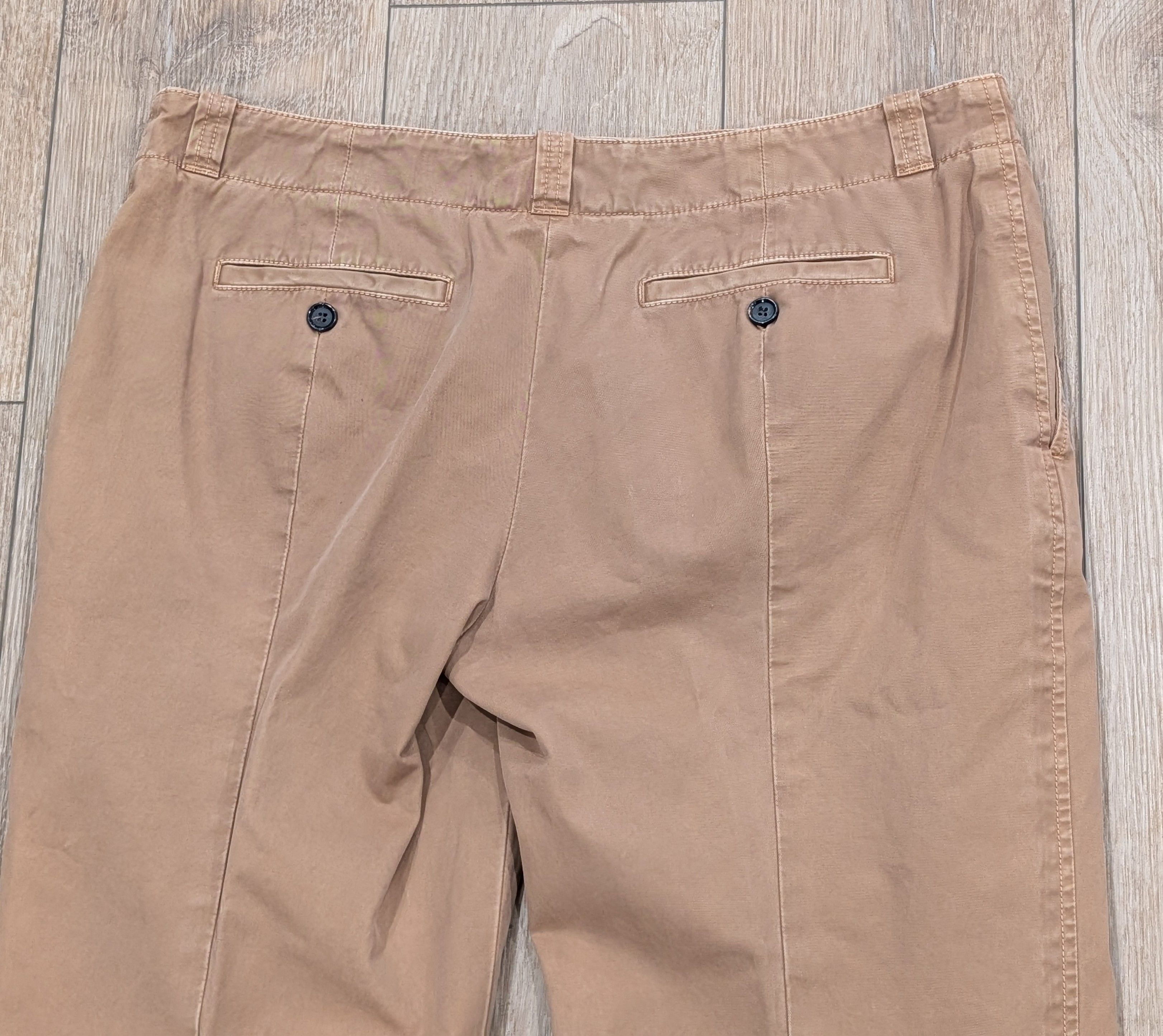 Alexander McQueen Alexander McQueen "Bumster" Chino Pants Sand 52 US 36 Size US 36 / EU 52 - 4 Thumbnail