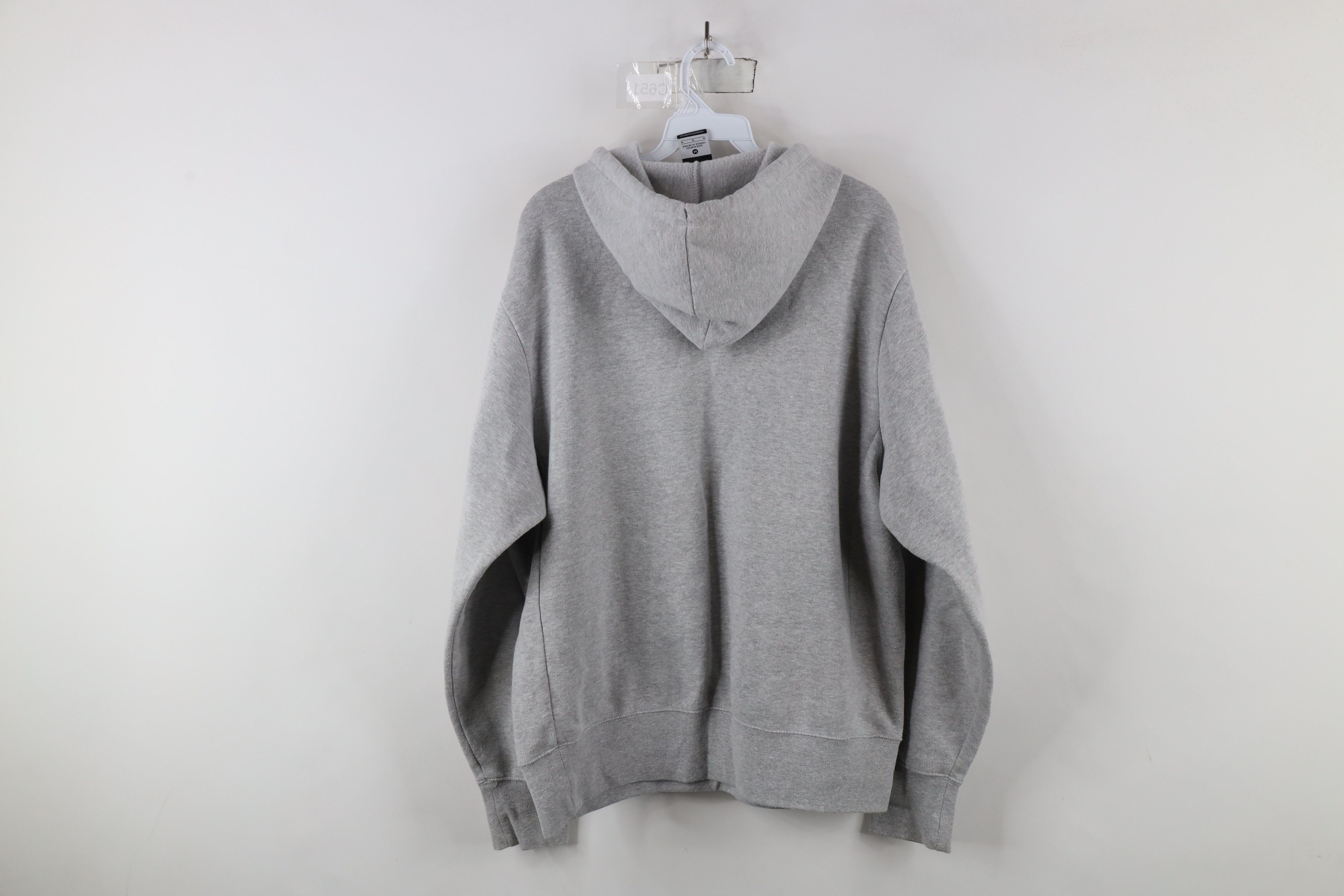 Nike Vintage Nike Center Swoosh Hoodie Sweatshirt Heather Gray Size US M / EU 48-50 / 2 - 12 Thumbnail