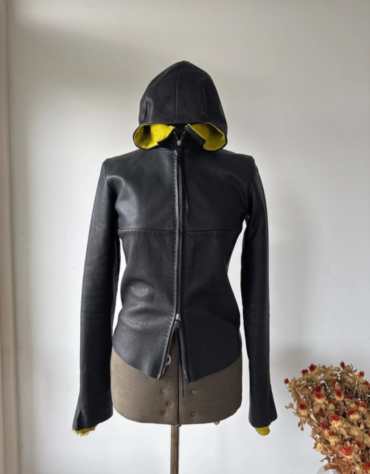 Ma+ Ma+ leather jacket with hood Size XS / US 0-2 / IT 36-38 - 1 Thumbnail