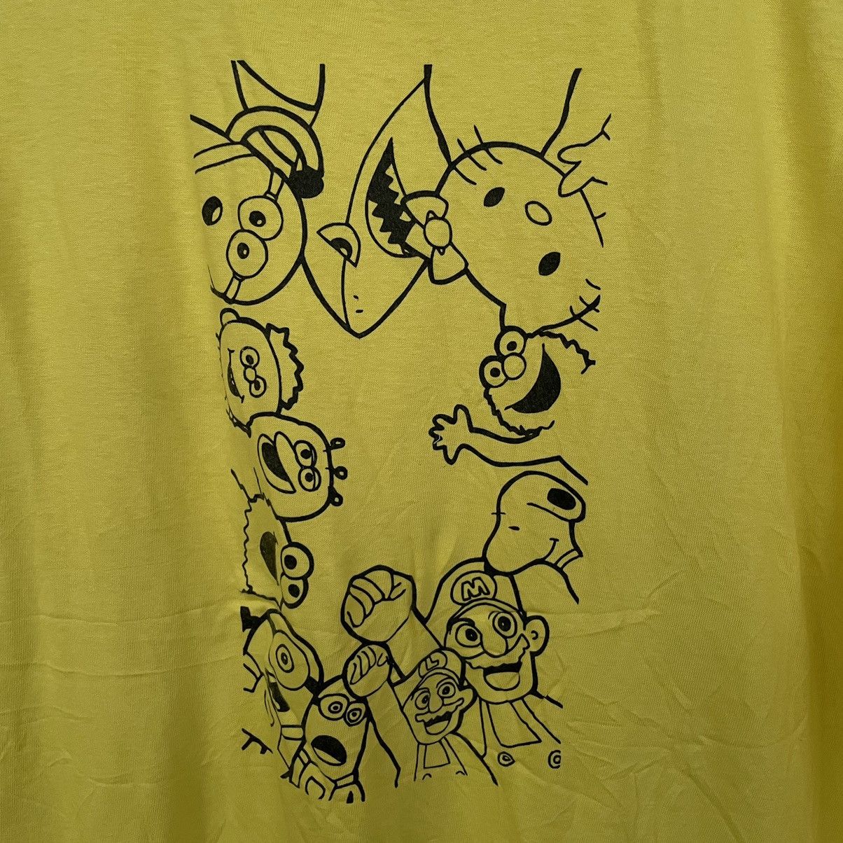 Anime × Cartoon Network × Vintage Vintage Universal Shin Hello Kitty Super Mario Cartoon Tee Size US L / EU 52-54 / 3 - 2 Thumbnail