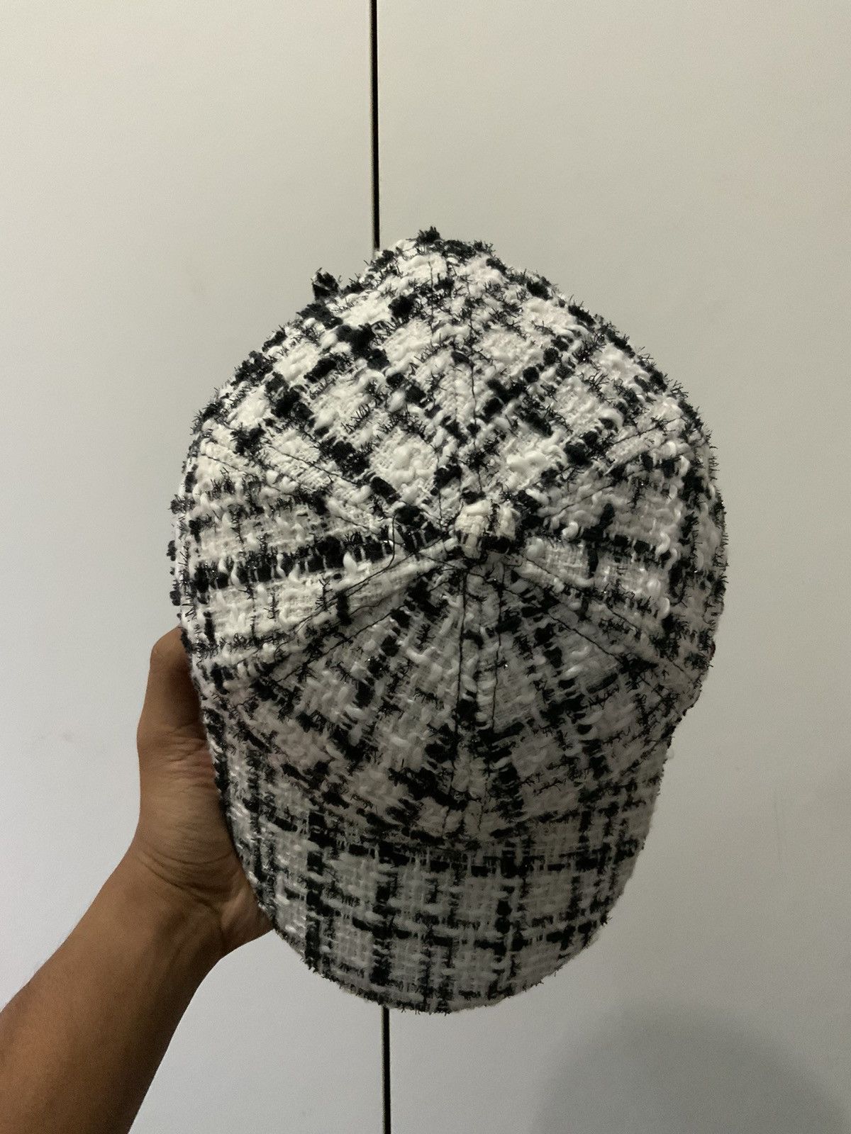 Zara Zara Accessories Boro Sashiko Stitch Hat Size ONE SIZE - 6 Thumbnail
