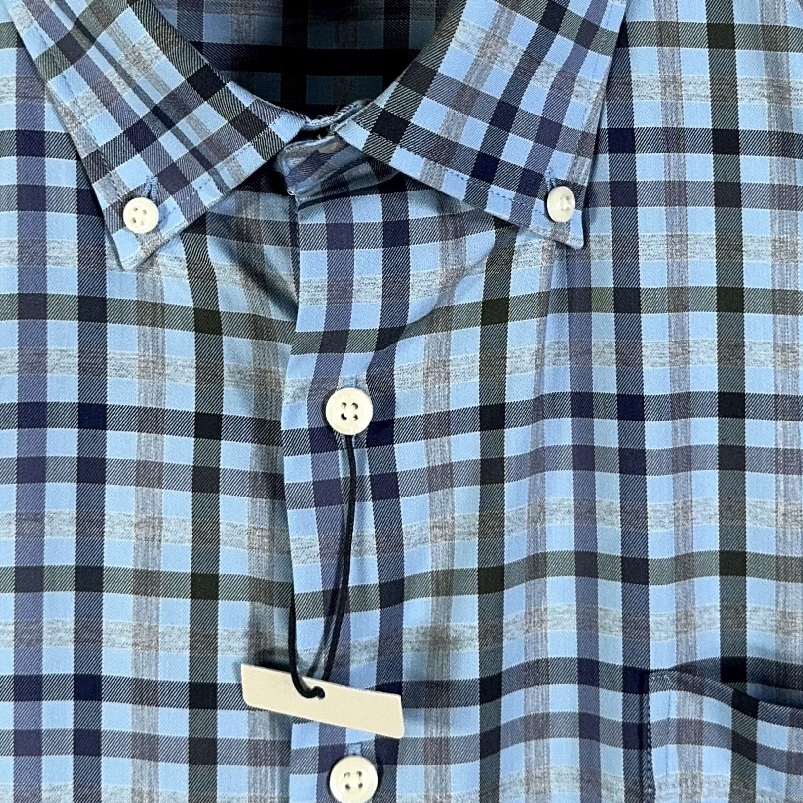 Peter Millar Peter Millar Shirt Men XXL Blue Chambly Crown Lite Stretch Plaid Sport Button up Size US XXL / EU 58 / 5 - 4 Thumbnail