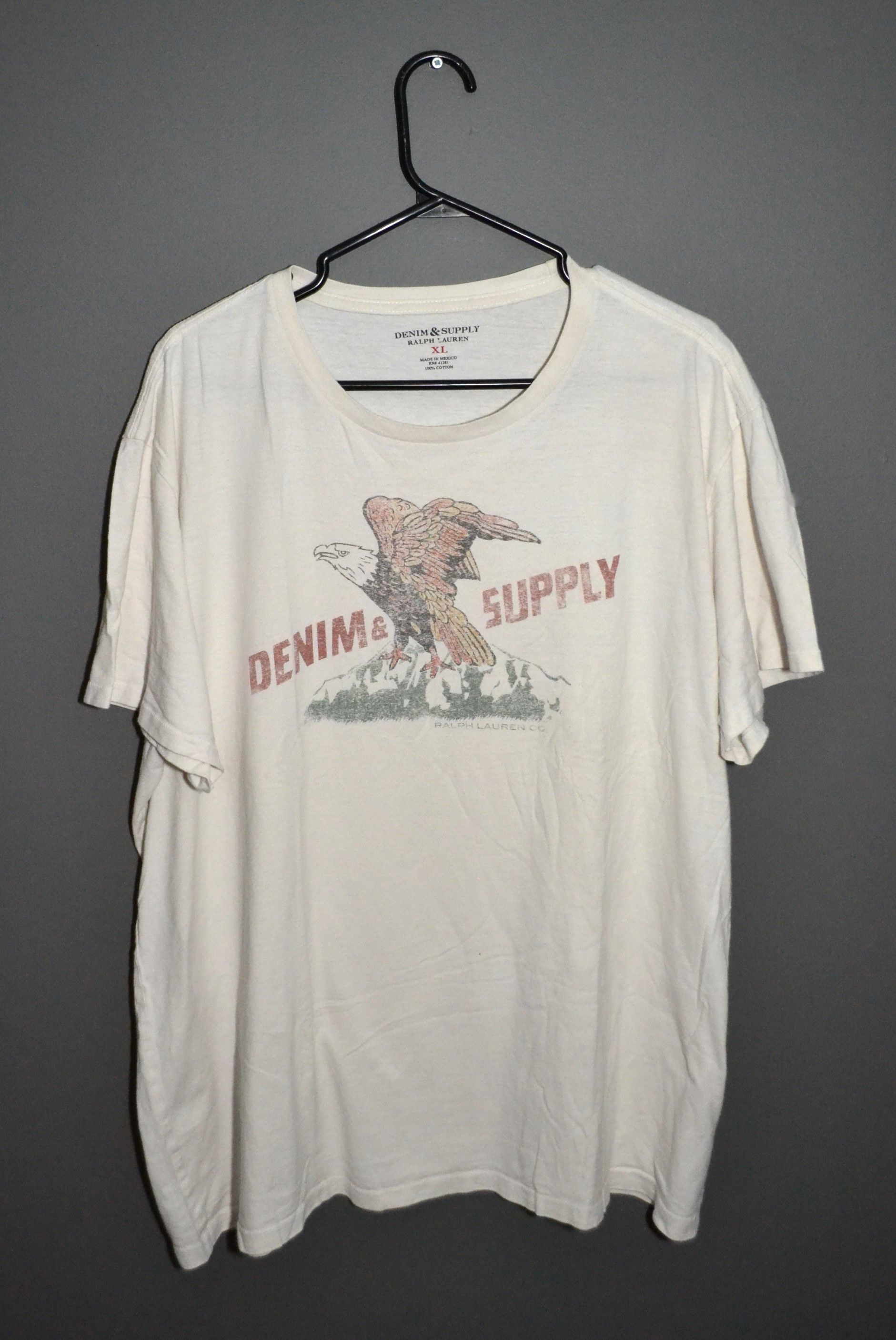 Denim & Supply Ralph Lauren × Ralph Lauren Ralph Lauren Denim And Supply RRL Eagle T shirt XL Size US XL / EU 56 / 4 - 2 Thumbnail