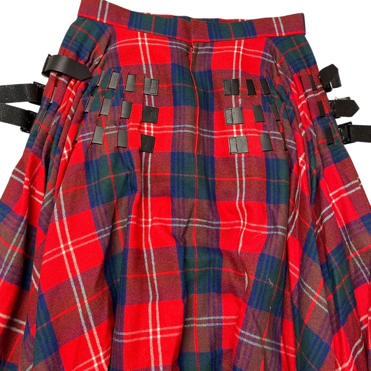 Other Vintage Noir Kei Ninomiya Tartan Punk Designer Skirt Size 29" - 3 Thumbnail