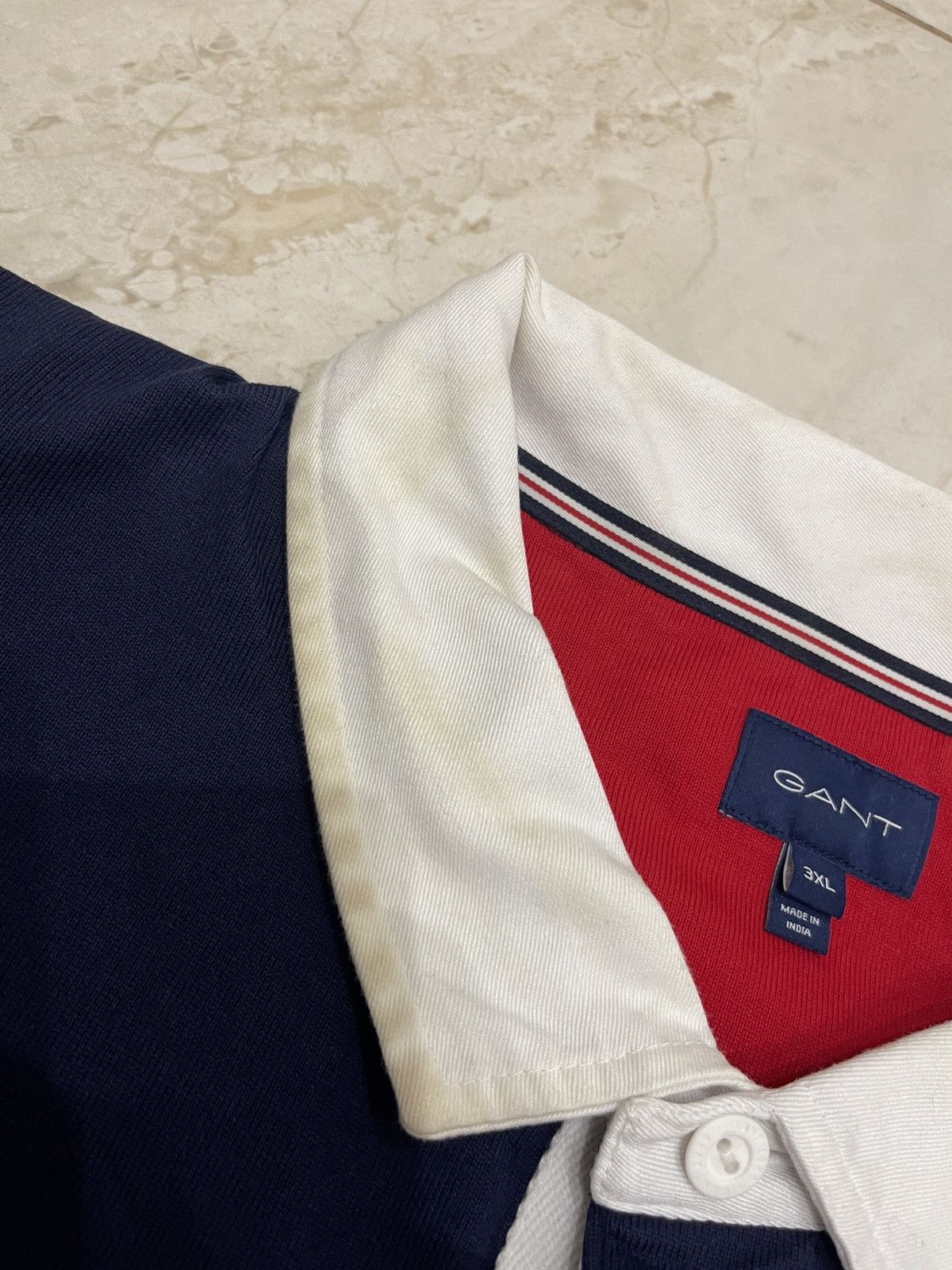 Gant Vintage Gant long sleeve polo T-shirt big size Y2K Size US XXL / EU 58 / 5 - 7 Thumbnail