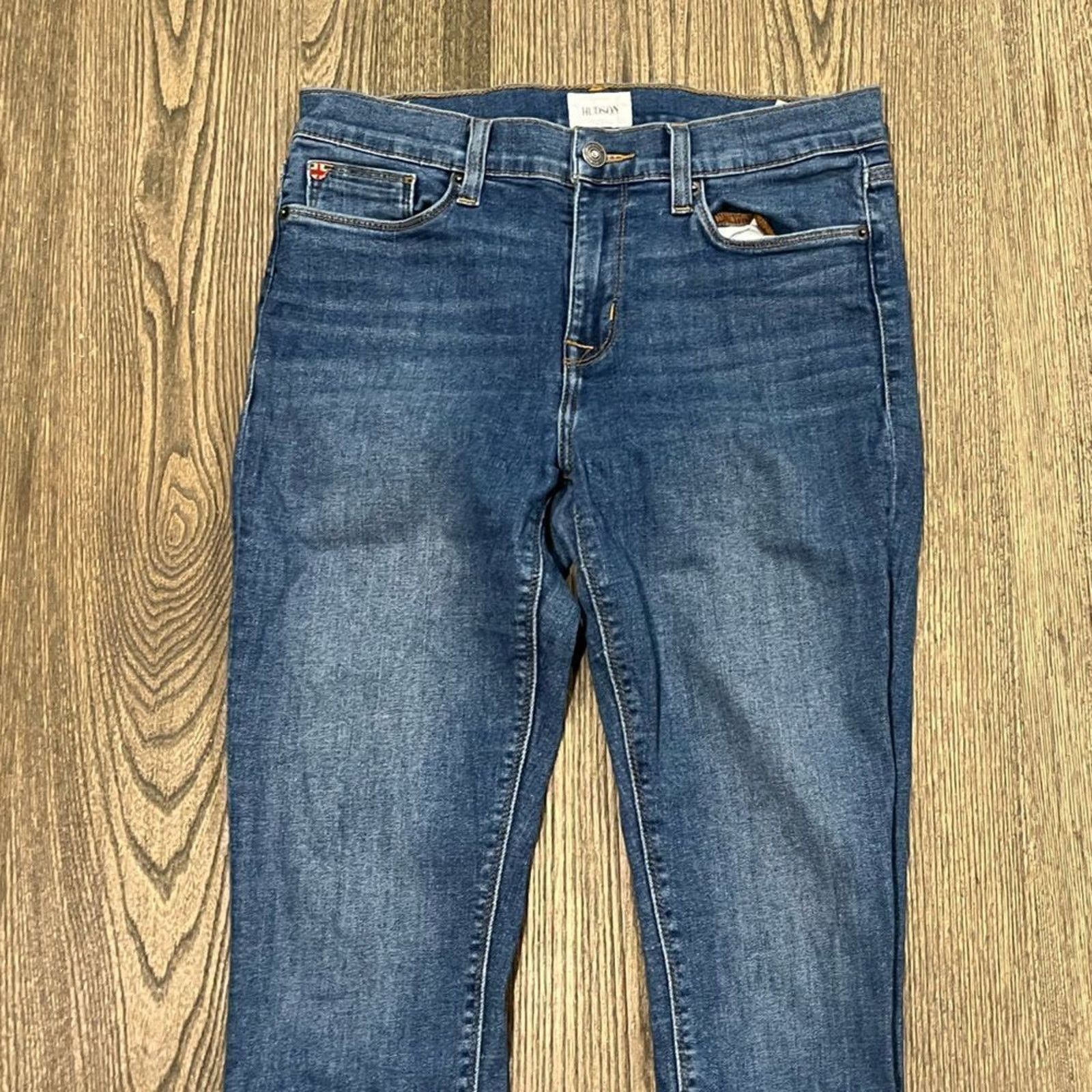 Hudson Hudson Natalie Super Skinny Jeans Mid-Rise Whisker Size 28 Size 28" / US 6 / IT 42 - 3 Thumbnail