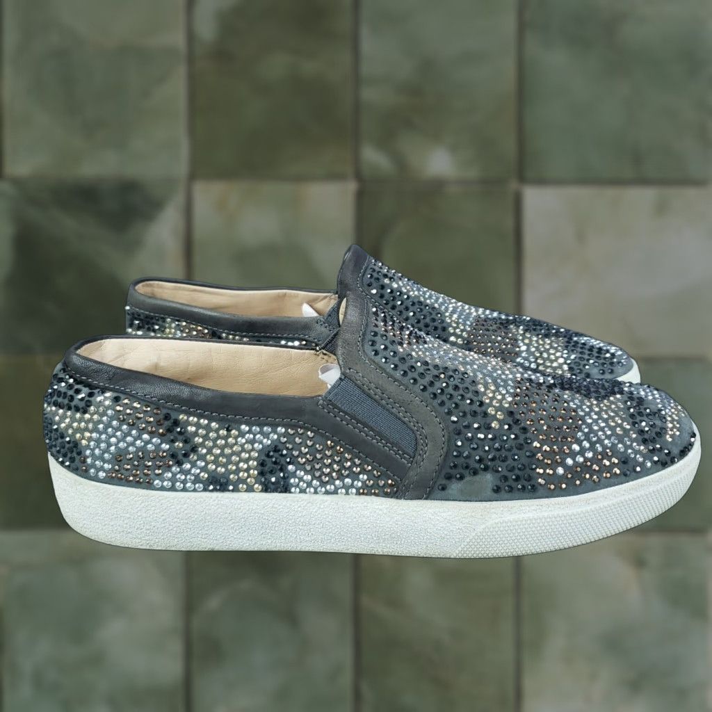 Vince Camuto Vince Camuto Gray Studded Stars Sneaker Womens Size 7.5 Size US 7.5 / IT 37.5 - 1 Thumbnail
