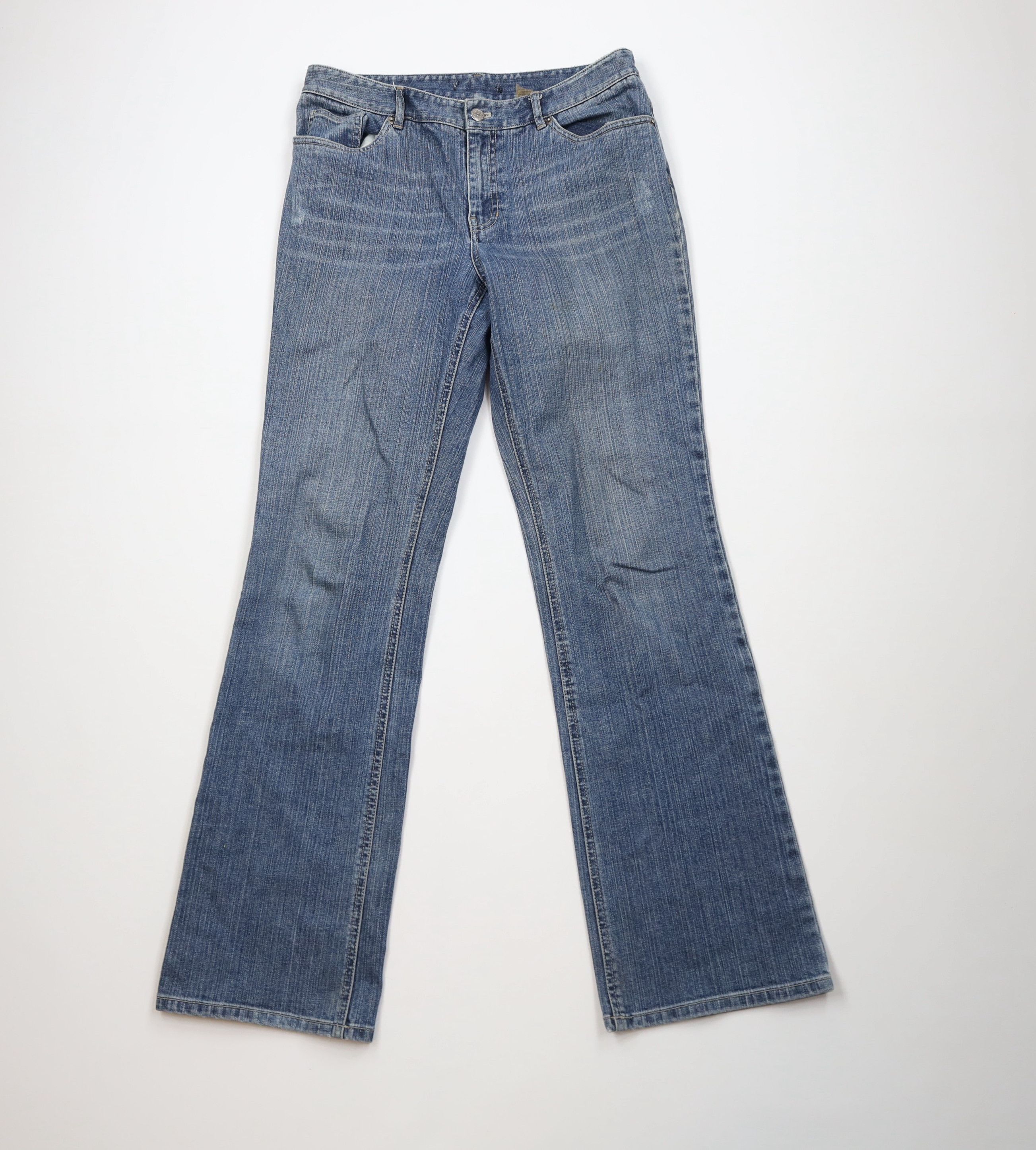 Vintage Vintage Y2K Babydoll Streetwear Wide Leg Denim Jeans Blue Size 32" / US 10 / IT 46 - 1 Thumbnail