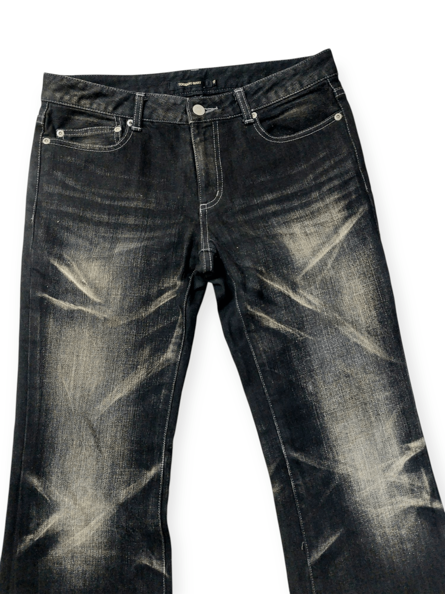 🔥Tornado Mart Japan Flared Claws Mark Denim