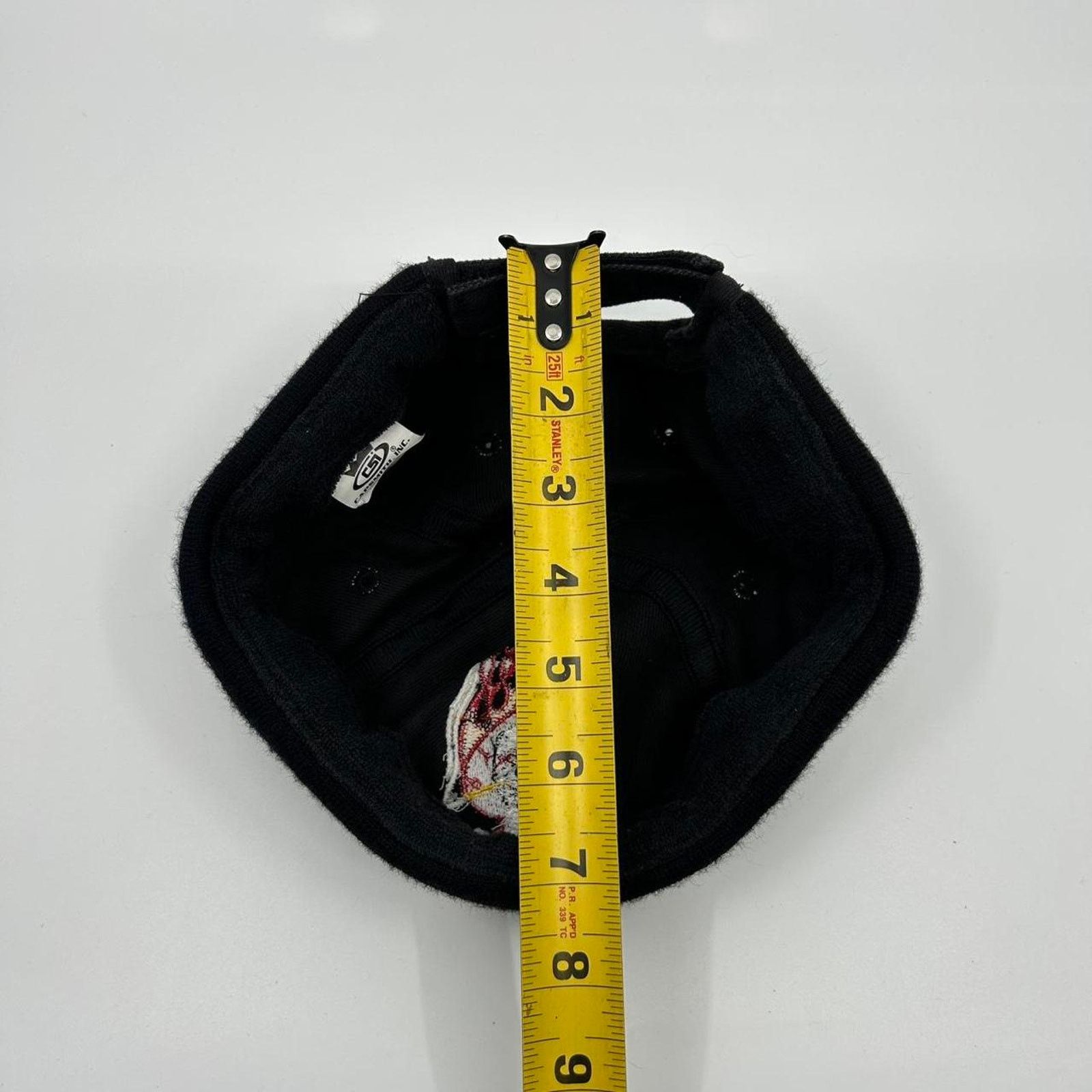 Other Y2K Black and red flame skull cap with no brim Size ONE SIZE - 6 Thumbnail