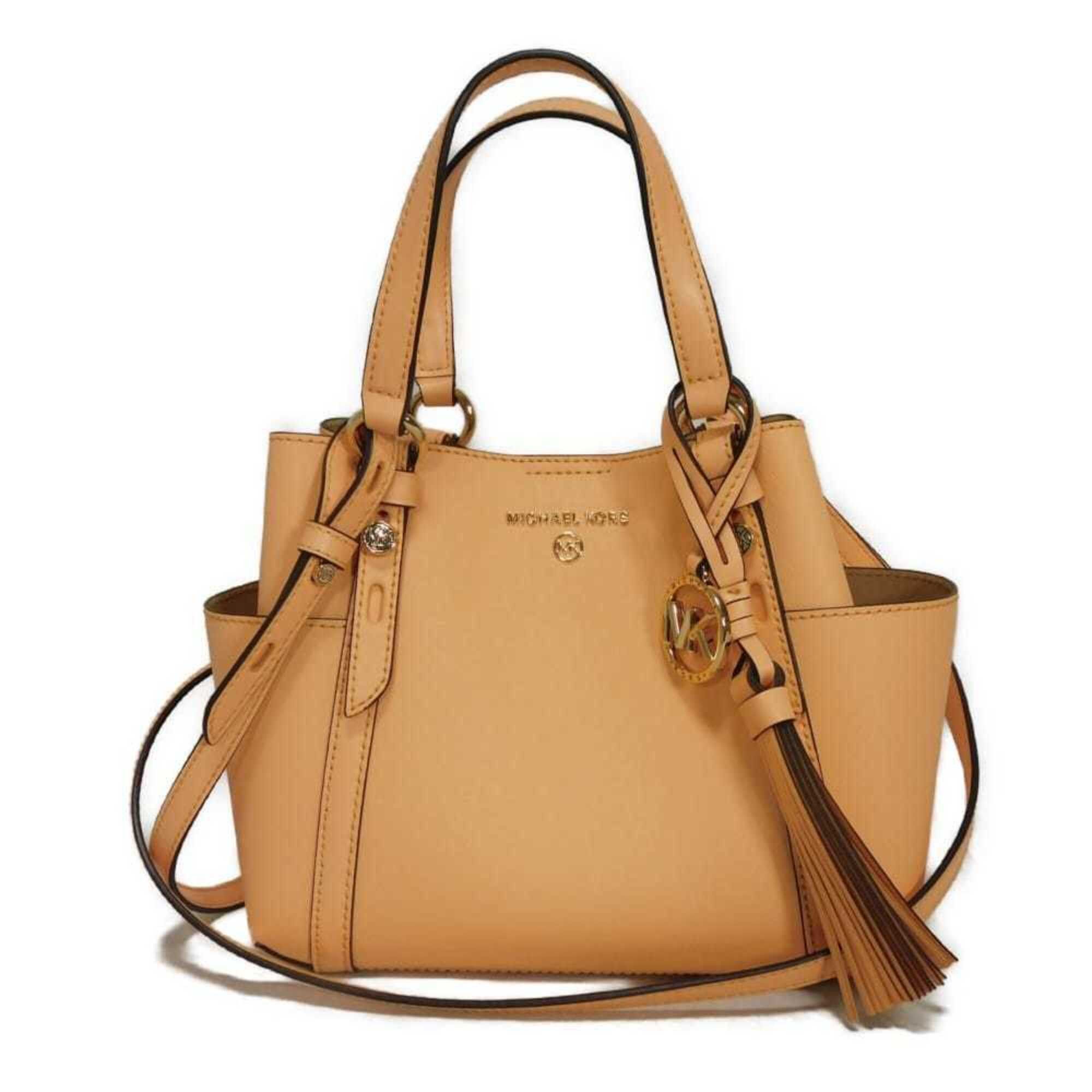 Michael Kors Michael Kors Sullivan Convertible Small Tote Bag, Saffiano Leather, 2-Way, MK Logo, Cantaloupe, 30T0GNXT5U, Women's Bag Size ONE SIZE - 1 Thumbnail