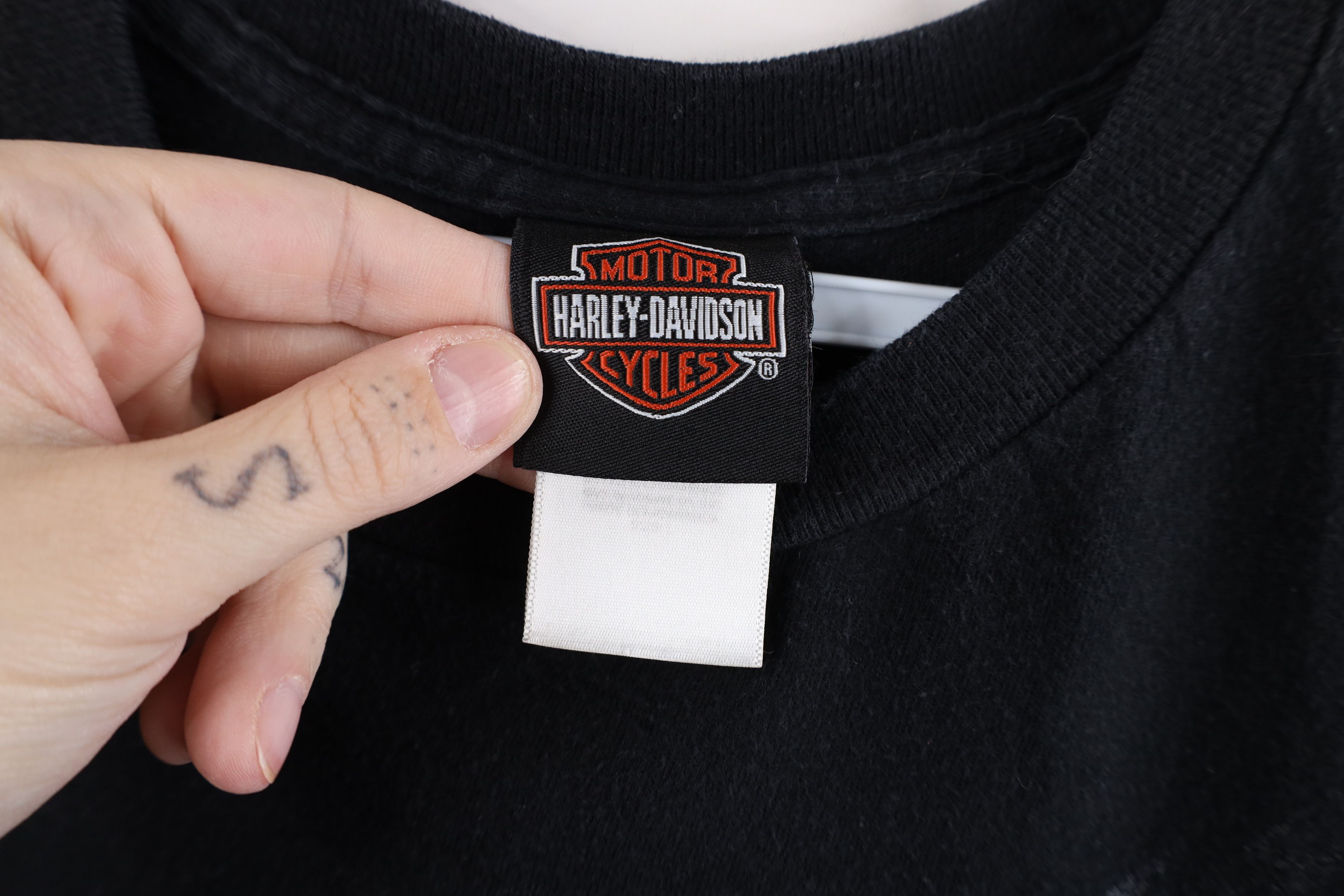 Harley Davidson × Vintage Vintage Y2K Harley Davidson Skull Flag Sleeveless T-Shirt Size US L / EU 52-54 / 3 - 9 Thumbnail