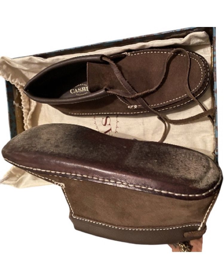 CASBIA Vintage Casbia (Rare) Moccasin’s (Italian Suede) Shoes Size US 9 / EU 42 - 10 Thumbnail