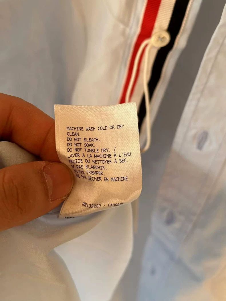 Thom Browne Thom browne Classic long-sleeved shirt 2503-Nextarrow Size US L / EU 52-54 / 3 - 5 Thumbnail
