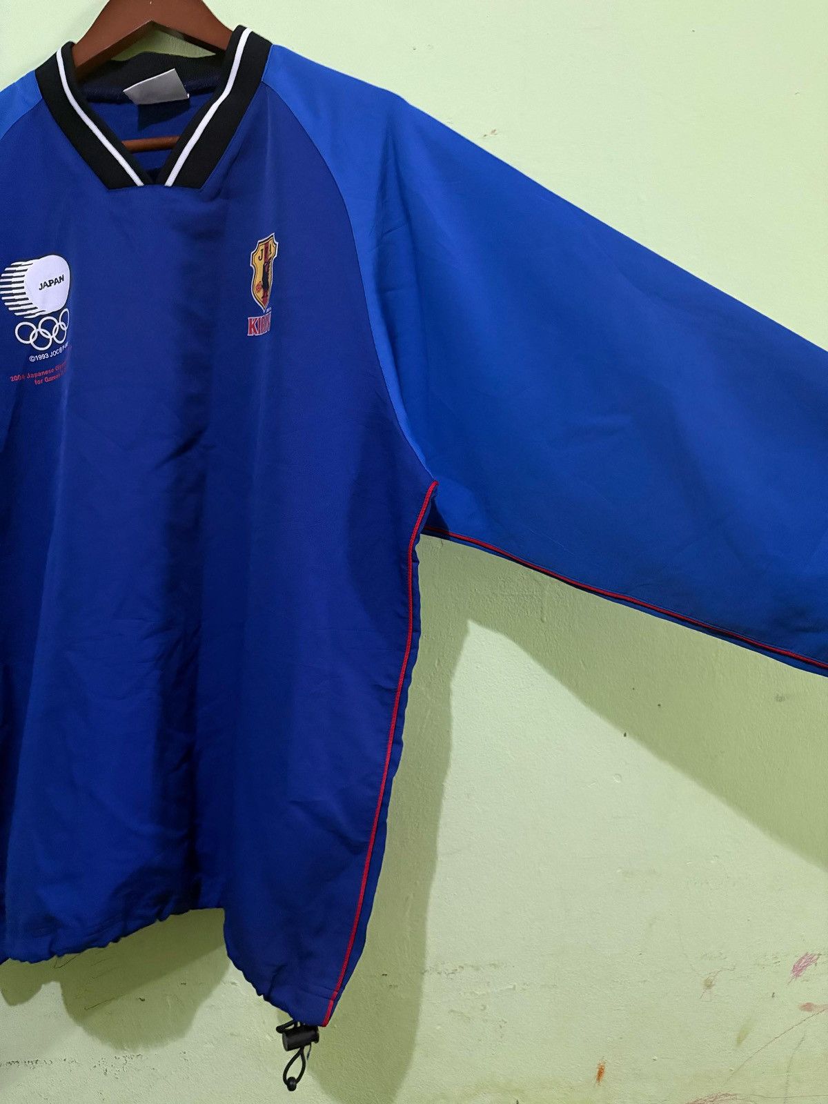 Other VTG Japan JFA Olympics Athens Football Long Sleeve Shirt Size US L / EU 52-54 / 3 - 3 Thumbnail