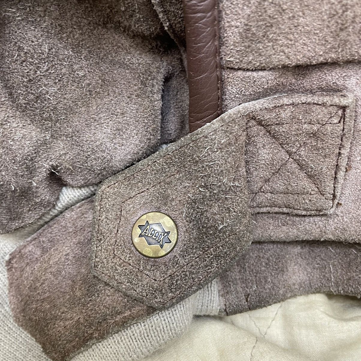 Native Vintage Japanese Brand ALLIX Shearling Native Suede Jacket Size US L / EU 52-54 / 3 - 6 Thumbnail