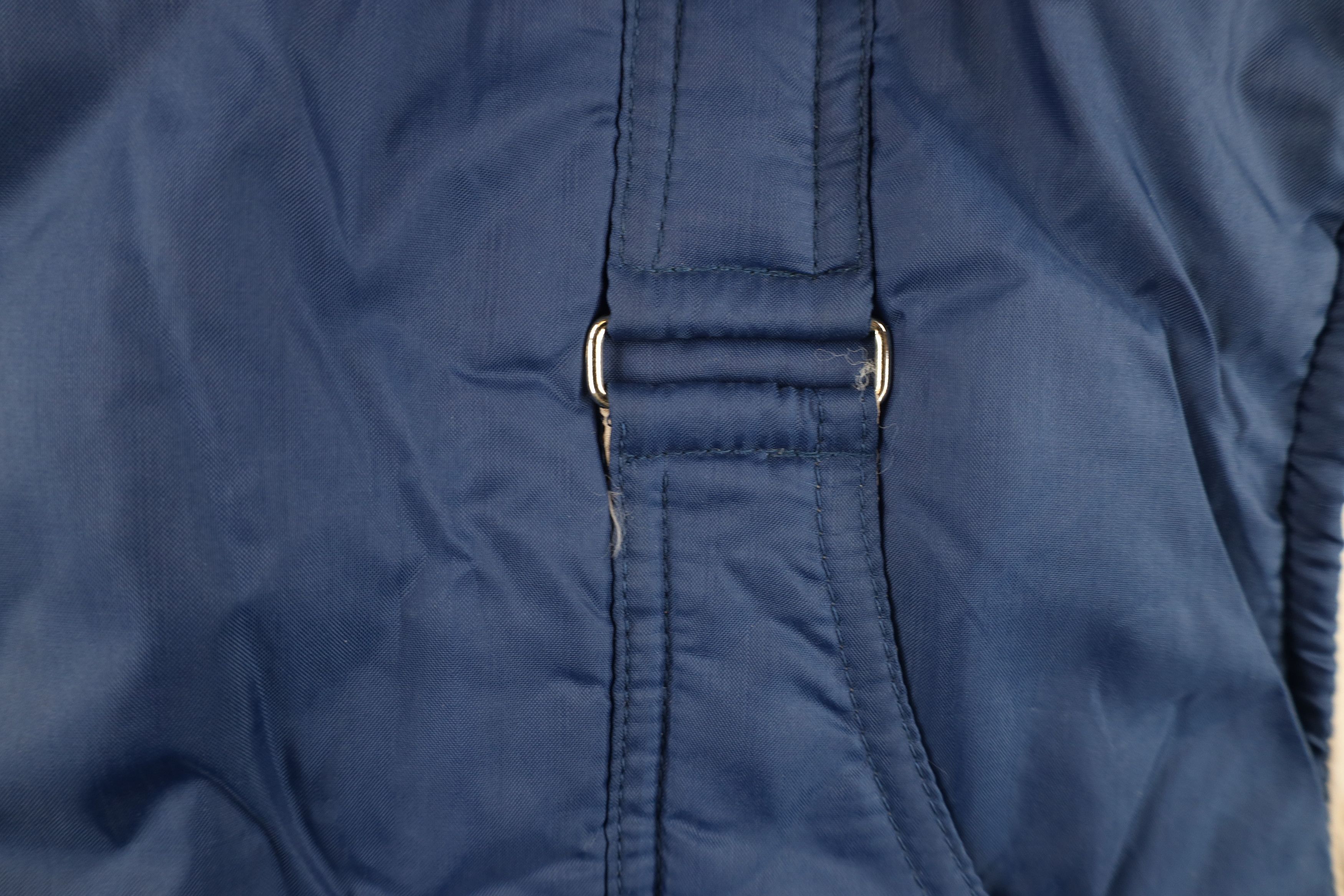 Vintage Vintage 70s Streetwear Full Zip Puffer Vest Jacket Navy Blue Size US L / EU 52-54 / 3 - 4 Thumbnail