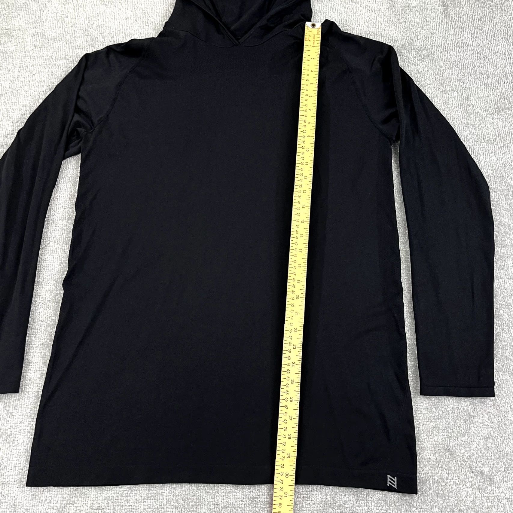 Vintage ZYIA Active Jacket Mens Extra Large Black Pullover Hoodie Lightweight Stretch Size US XL / EU 56 / 4 - 5 Thumbnail