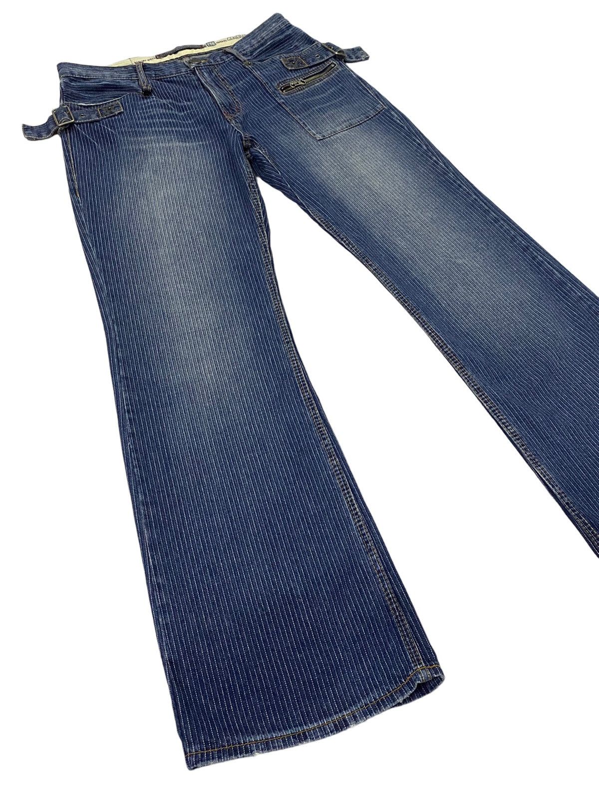 PPFM PPFM 20Th Anniversary Stripes Bondage Pant Flare Jeans Size US 32 / EU 48 - 22 Thumbnail