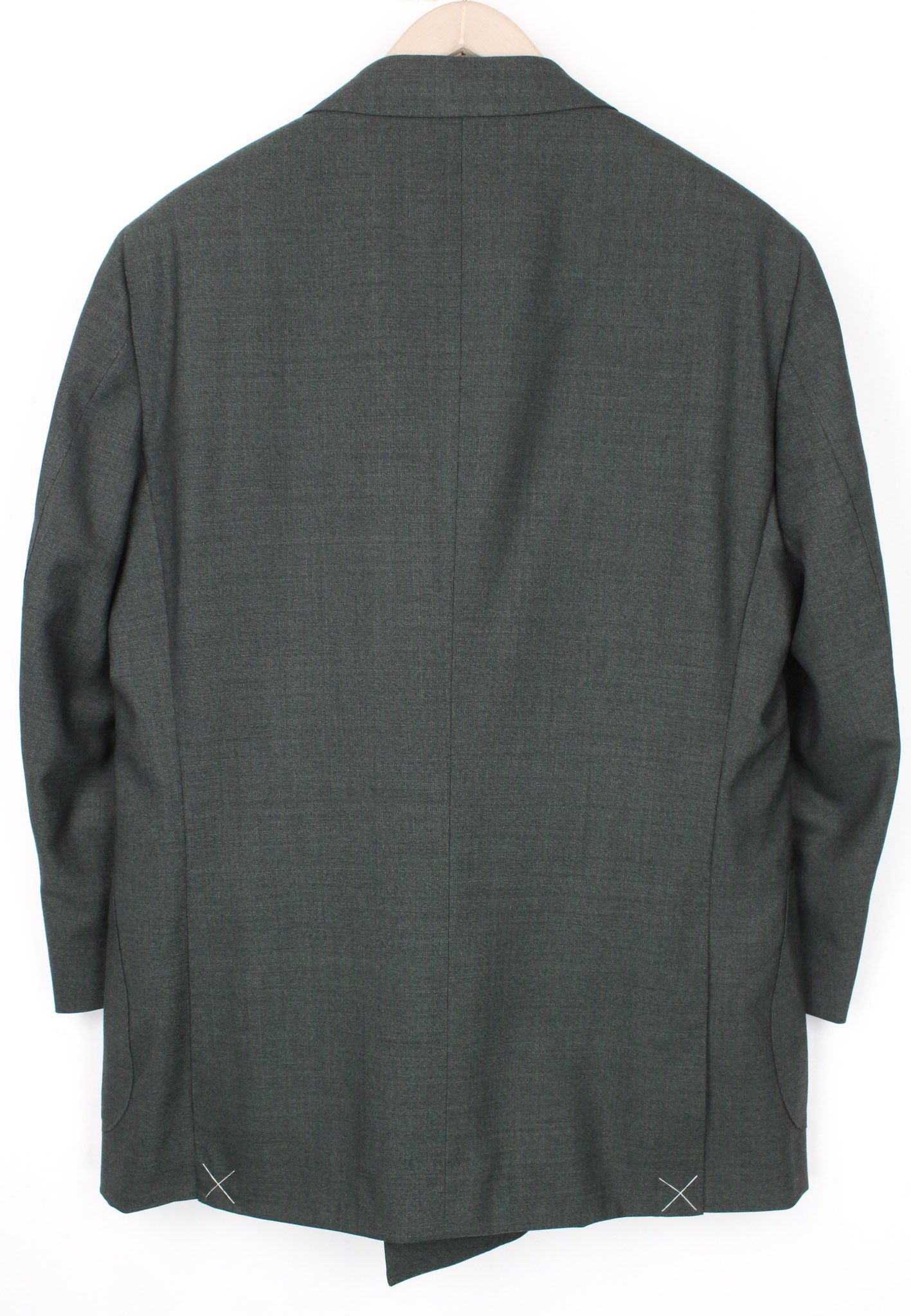 Suitsupply LA SPALLA UK42R Green Wool Double-Breasted Peak 72052 Size 42R - 2 Thumbnail
