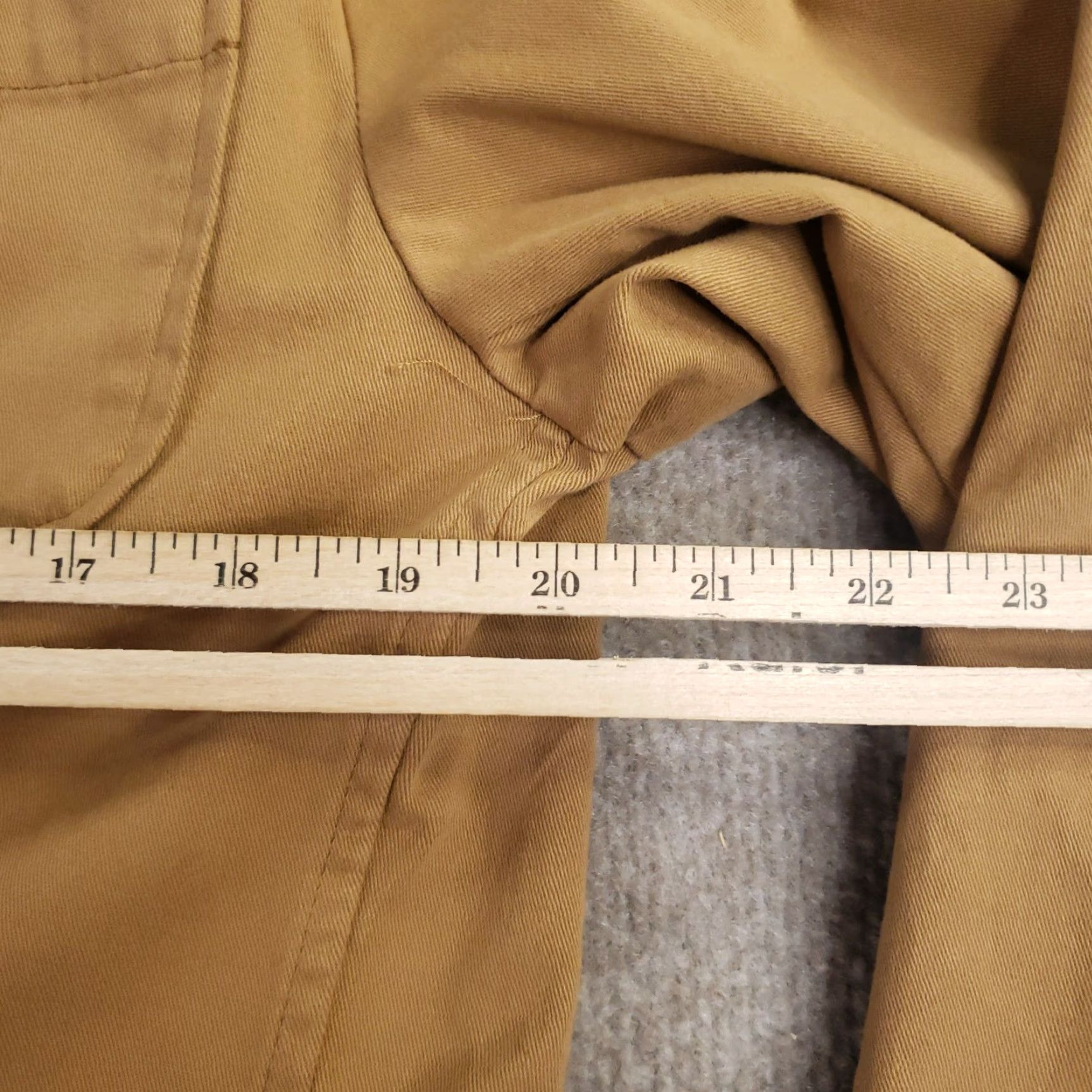 Haggar Haggar Jacket Slim Fit Men’s Small 36-38 Tan Brown Smart Wash Stretch Two-Button Notch Lapel Sport Coat Regular Cotton Spandex Vintage No Size US S / EU 44-46 / 1 - 3 Thumbnail