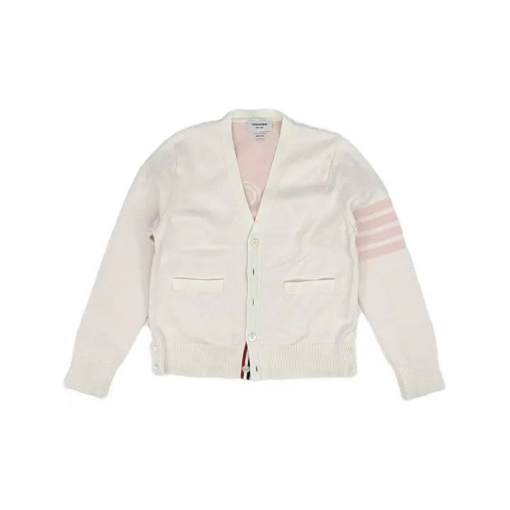 Thom Browne Thom Browne Striped Detail Cardigan for Women -2507 Size XS / US 0-2 / IT 36-38 - 8 Thumbnail