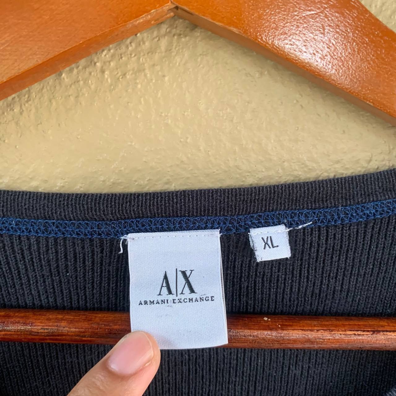 Armani Exchange Vintage ARMANI EXCHANGE Spellout Sweatshirt Size US XL / EU 56 / 4 - 5 Thumbnail