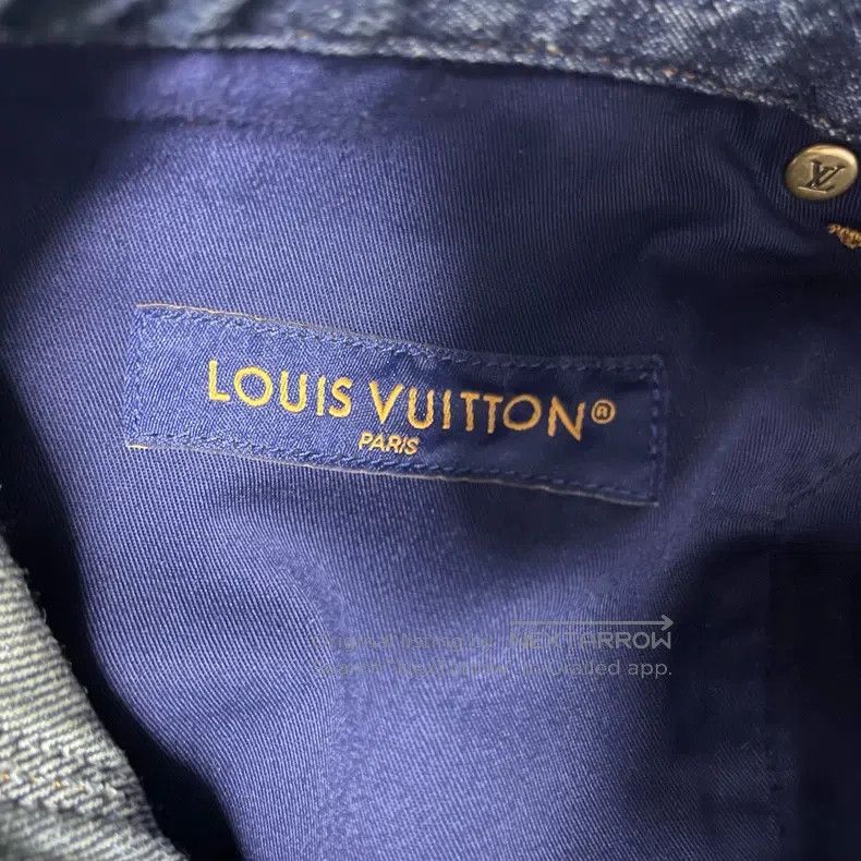 Louis Vuitton Louis Vuitton Jet Blue Logo Embossed Loose Straight Leg Wo Size US 34 / EU 50 - 4 Thumbnail