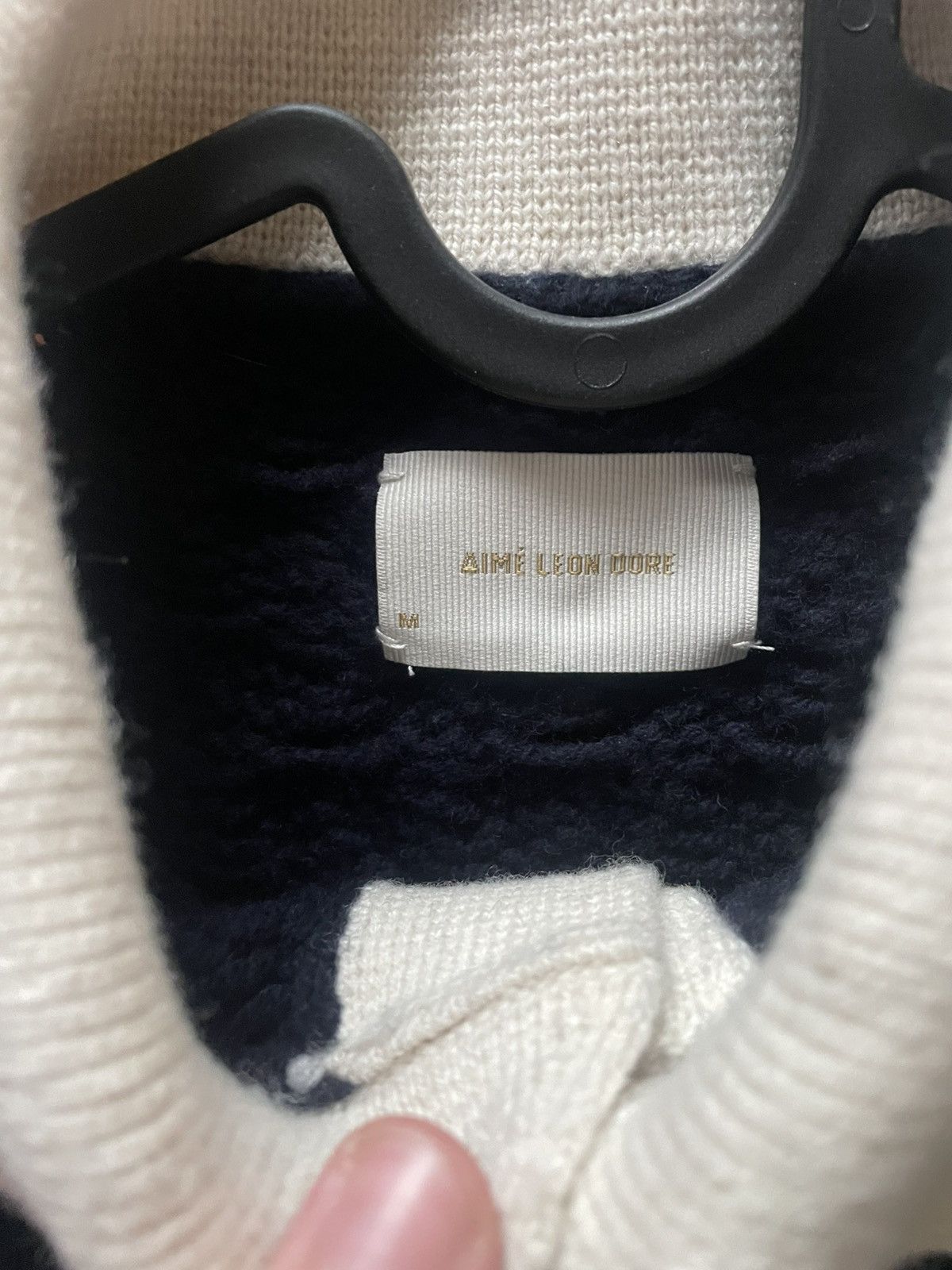 Aime Leon Dore Aime Leon Dore Basketweave Rugby Knit Size US M / EU 48-50 / 2 - 4 Thumbnail