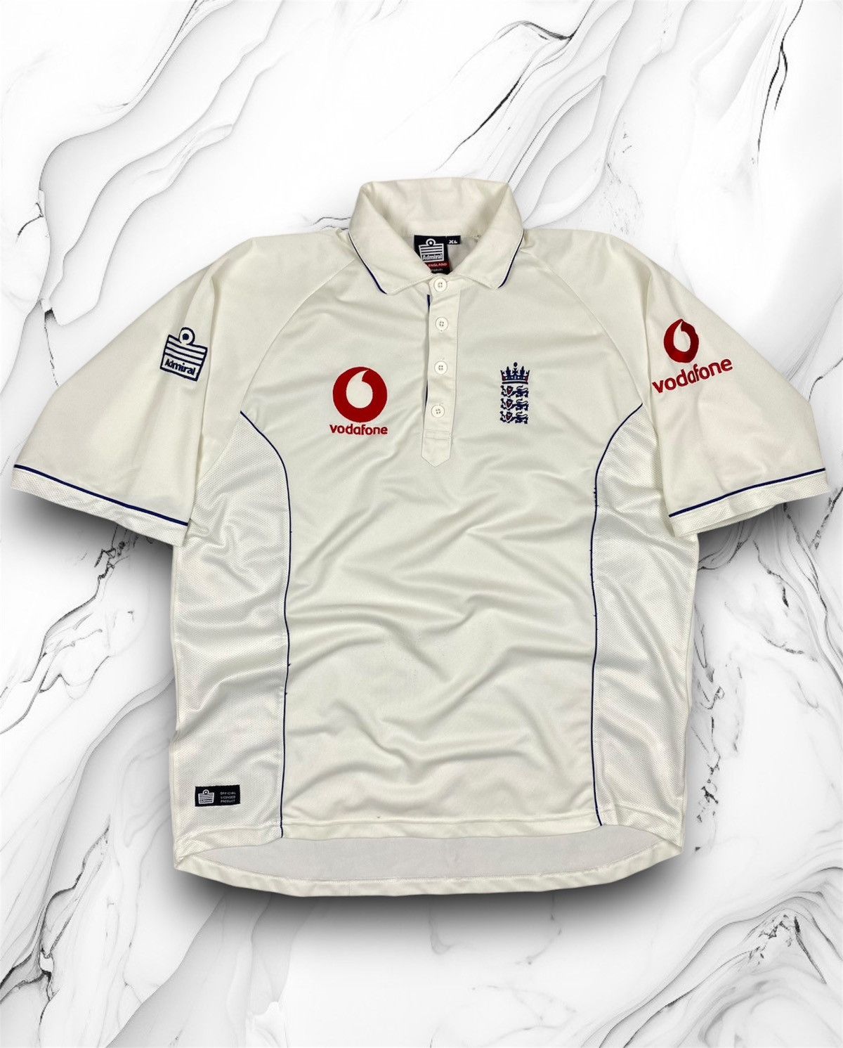 Vintage Vintage Admiral Vodafone Vaughan Cricket Jersey Size US XL / EU 56 / 4 - 1 Thumbnail