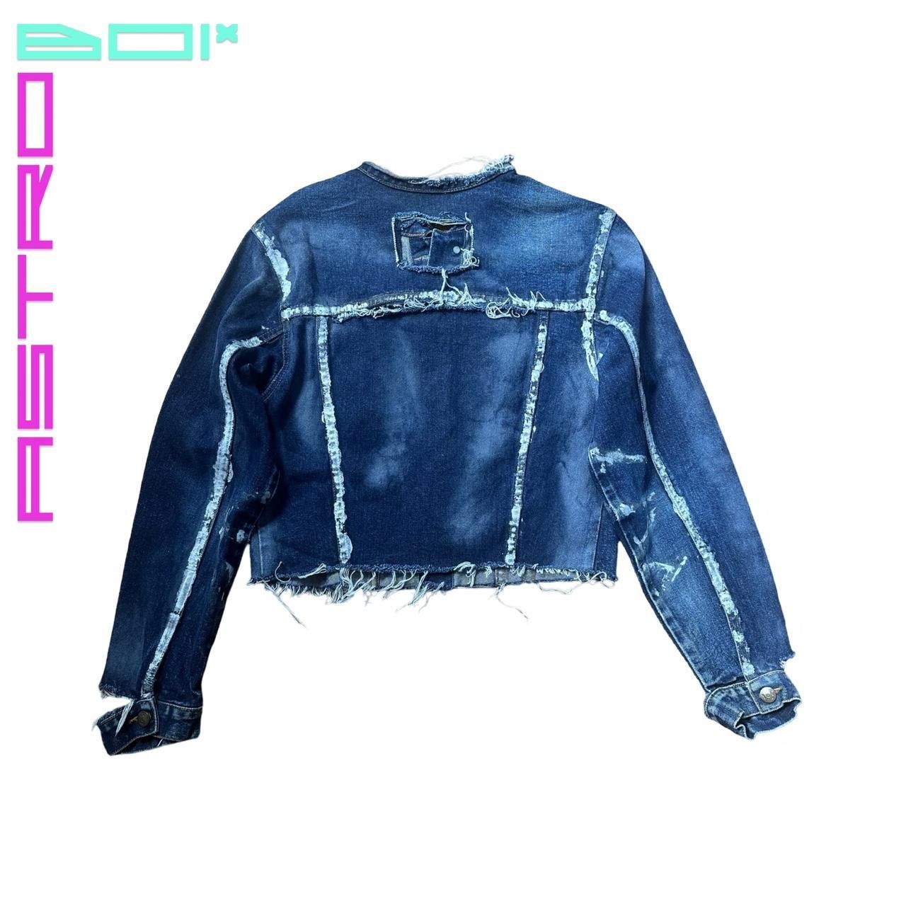 L.E.I. × Vintage ASTROBOI* X L.E.I. DECONSTRUCTED BLUE DENIM JACKET _ MEDIUM Size M / US 6-8 / IT 42-44 - 7 Thumbnail