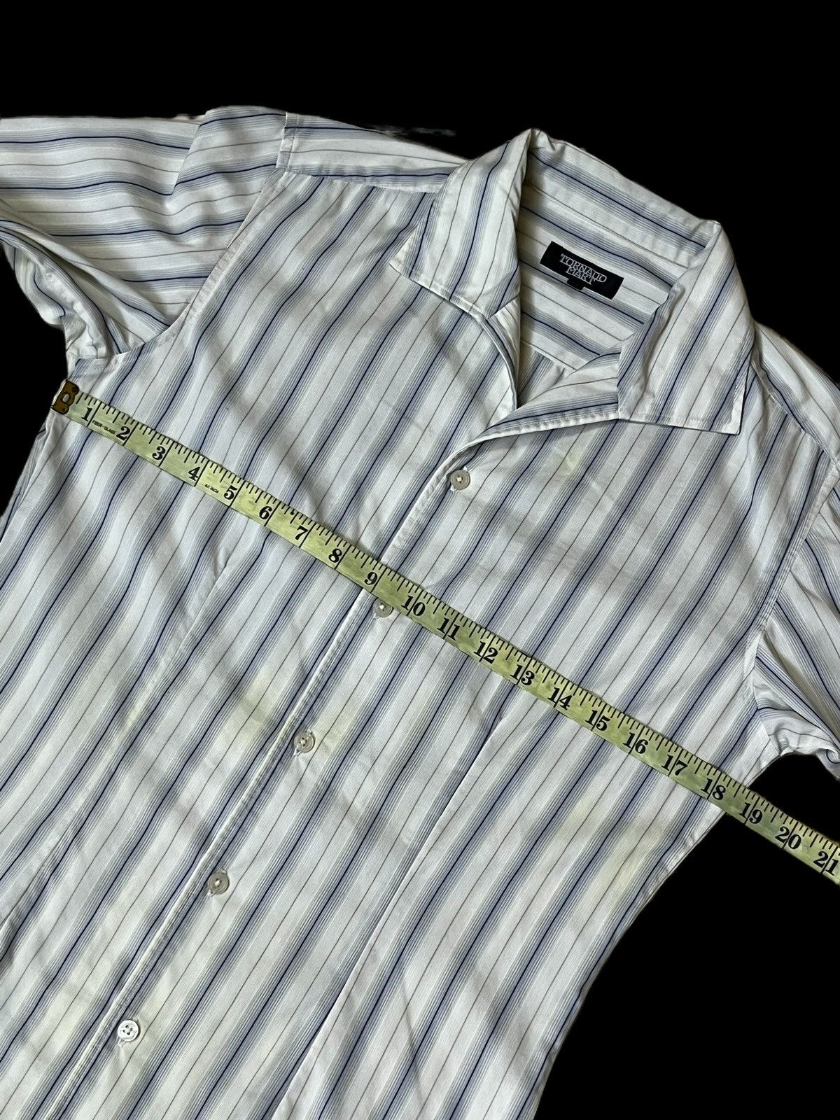 Tornado Mart VINTAGE TORNADO MART STRIPES BUTTON UPS SHIRT Size US S / EU 44-46 / 1 - 5 Thumbnail