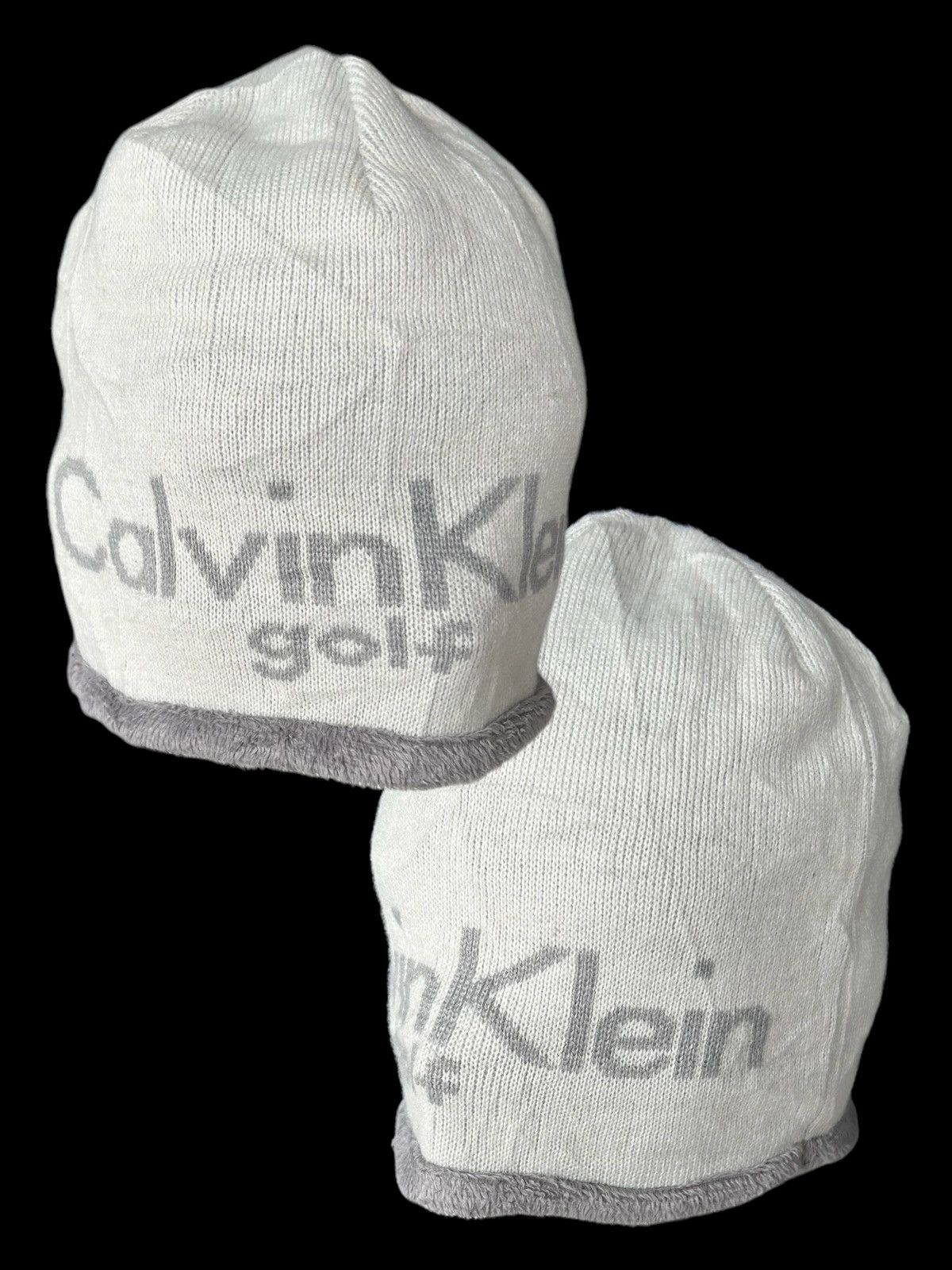 Calvin Klein × Calvin Klein 205W39NYC × Vintage Calvin Klein big Logo Beanie Hats ☠️☠️ Size ONE SIZE - 1 Thumbnail