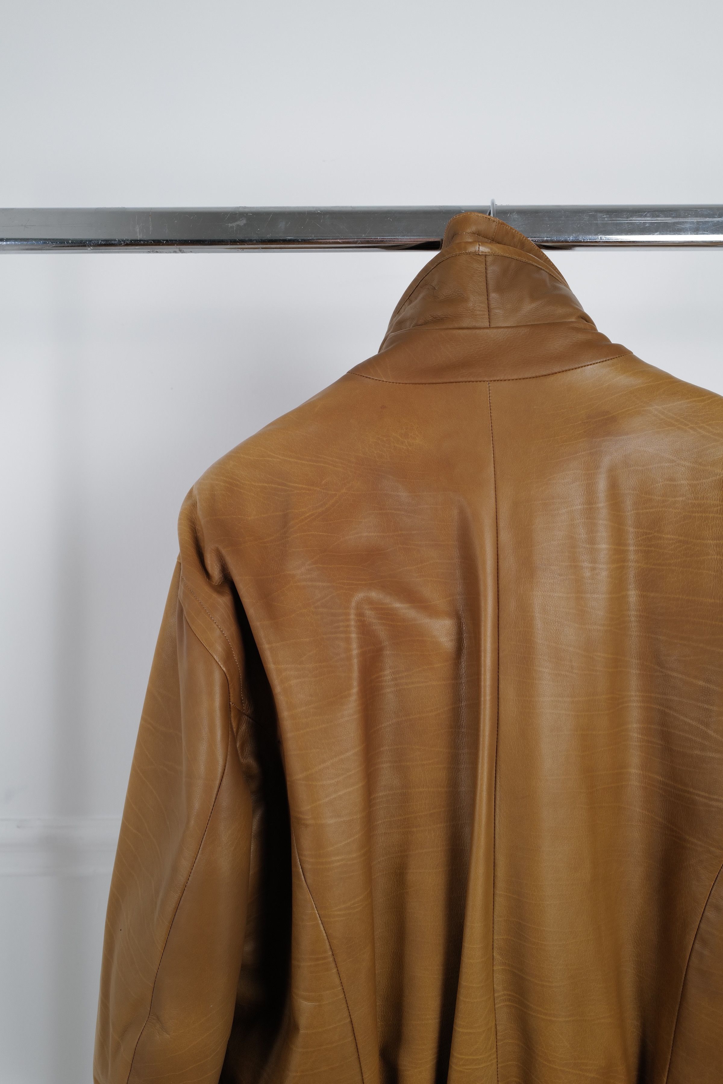 Kiton KITON LEATHER JACKET Size US XL / EU 56 / 4 - 7 Thumbnail