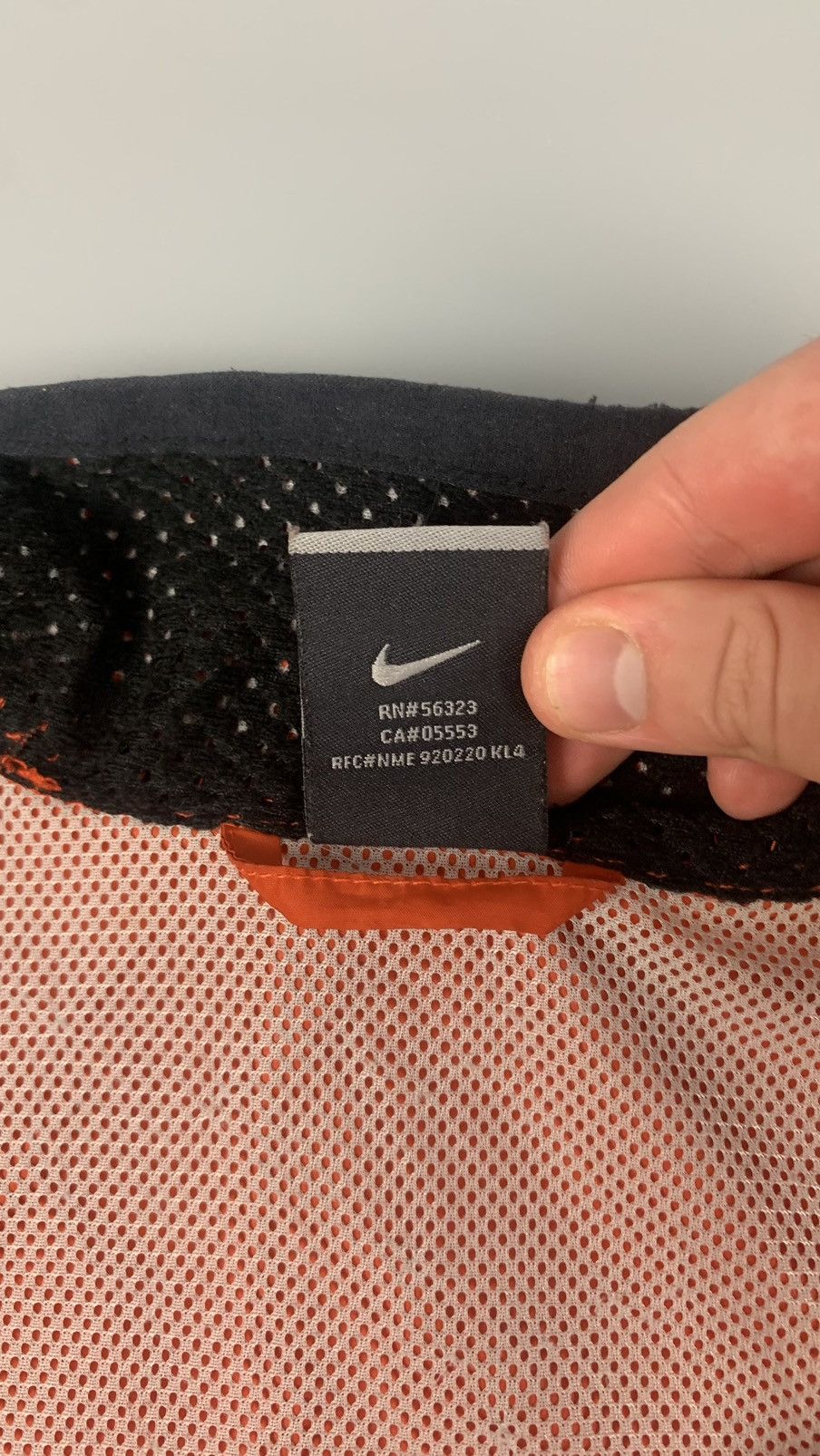 Nike × Vintage Nike vintage track jacket orange swoosh Size US L / EU 52-54 / 3 - 11 Thumbnail