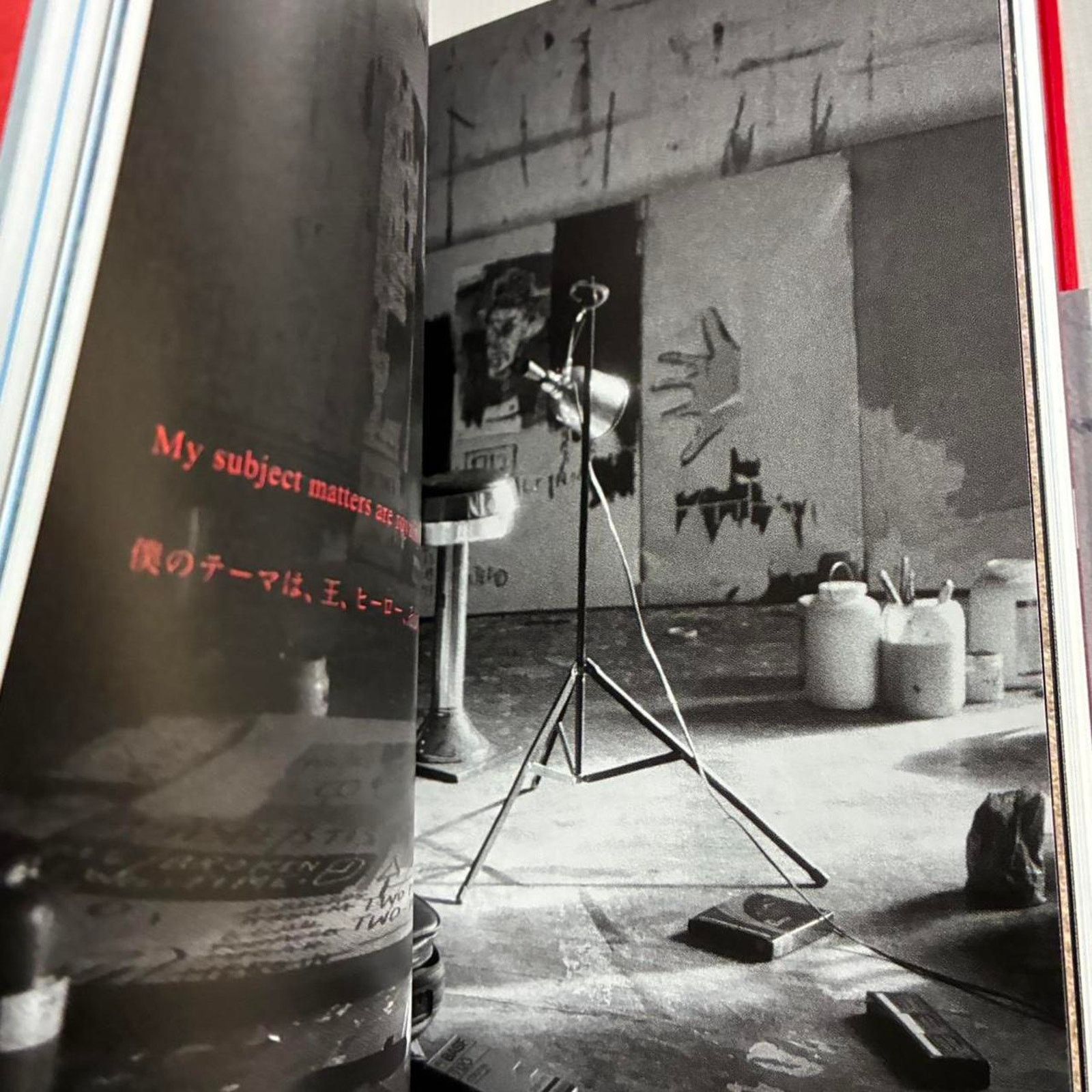 Andy Warhol × Jean-Michel Basquiat × Vintage Basquiat handbook unique insight into his life and work Size ONE SIZE - 2 Thumbnail