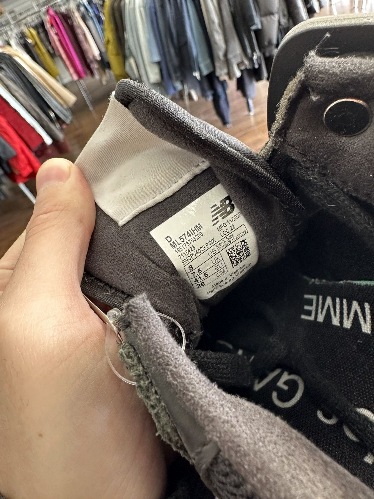 Comme des Garcons Homme × New Balance New Balance CDG HOMME 574 Size US 8 / EU 41 - 7 Thumbnail