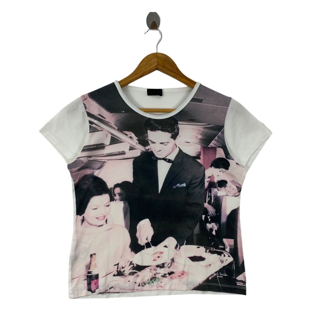 Vintage PAUL SMITH BLACK photo print tee