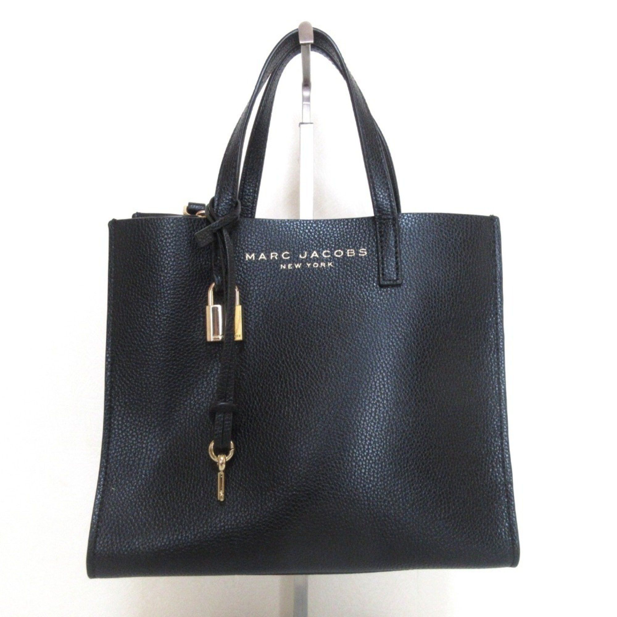 Marc Jacobs The Mini Grind 2Way Tote Bag Shoulder Black Women's