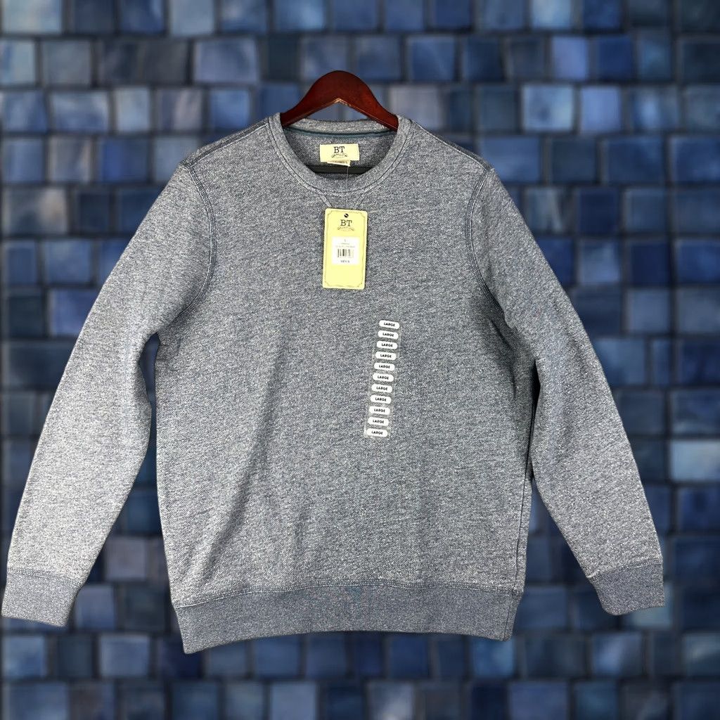 Vintage BT Supply Co Sweatshirt Mens L Blue Pullover Ribbed Cuffs NEW Vintage University Classic Modern Ribbed Hem Size US L / EU 52-54 / 3 - 1 Thumbnail