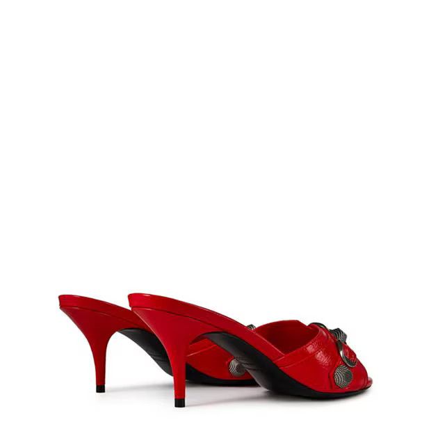 Balenciaga o1g2r1mq0924 Mules in Red Size US 10 / IT 40 - 4 Thumbnail