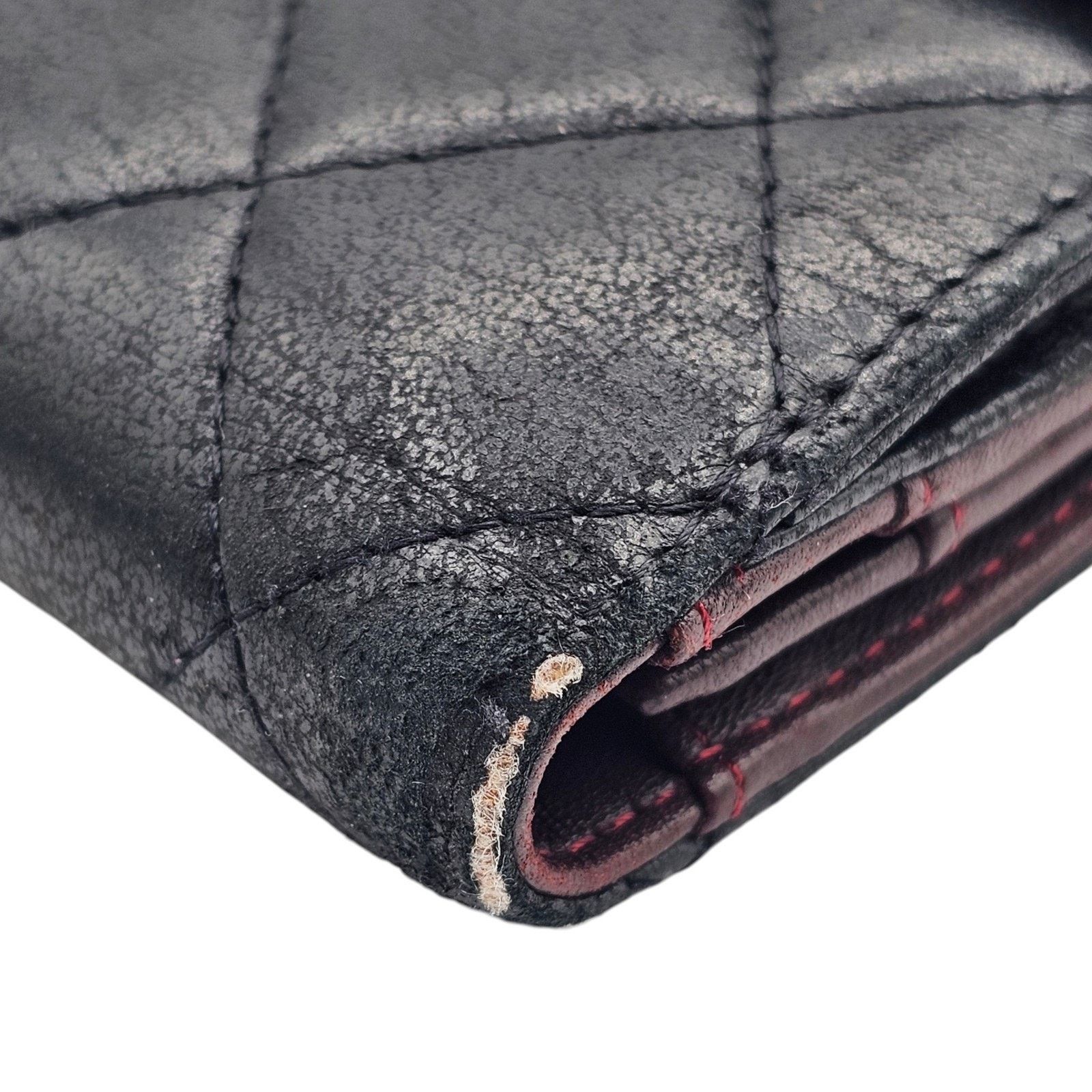 Chanel Chanel Classic Quilted Lambskin Leather Flap Long Wallet Size ONE SIZE - 9 Thumbnail
