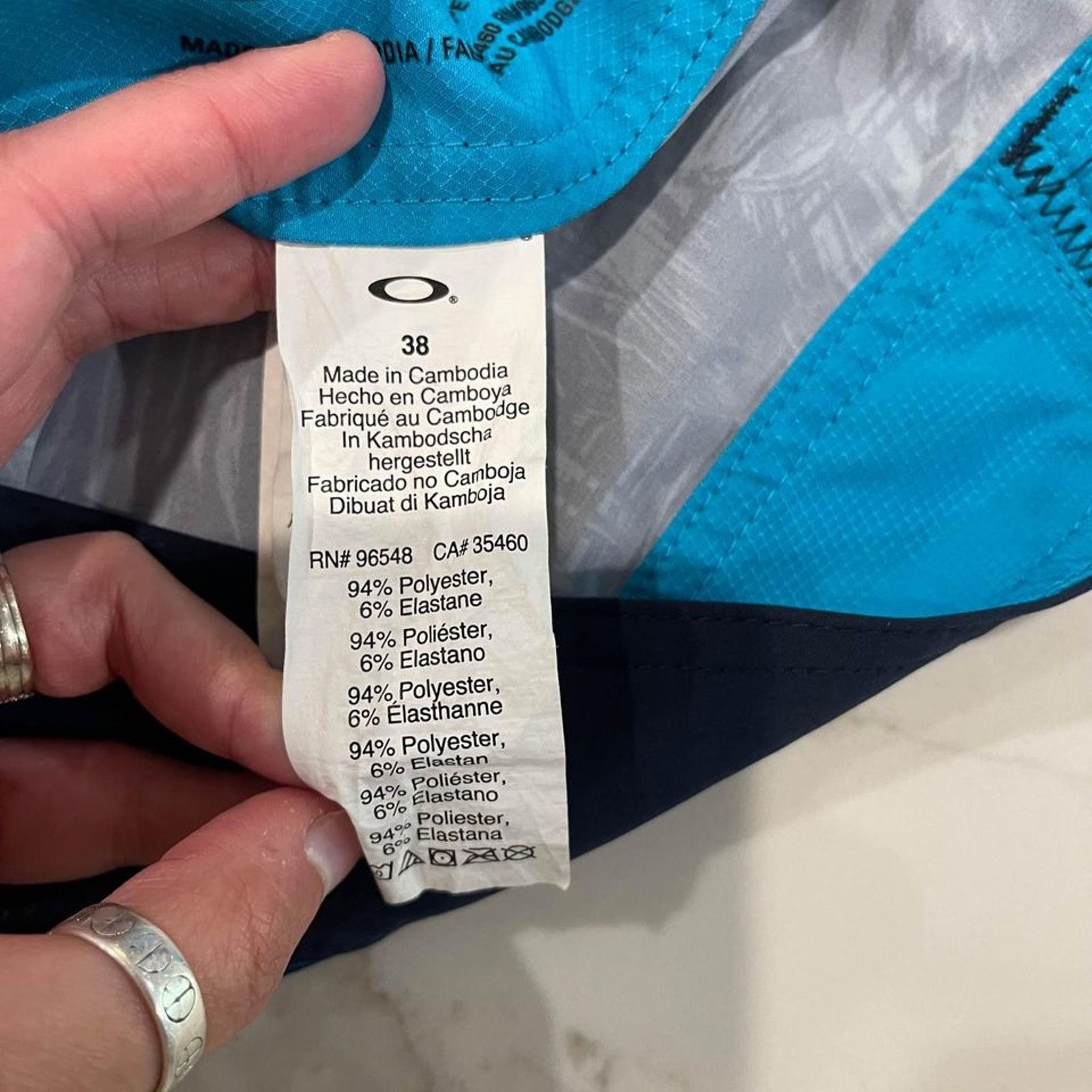 Oakley Oakley Swim Shorts Men 38 Trunks Slim Fit Tropical Board Size US 38 / EU 54 - 7 Thumbnail