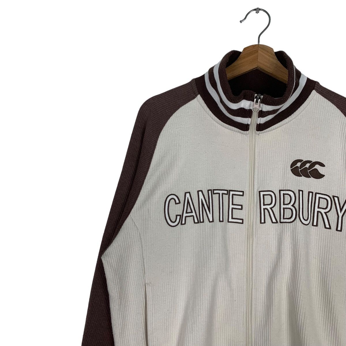 Canterbury of New Zealand CONTERBURY Spellout Big Logo Zipper Sweater Jacket #0140-C7 Size US M / EU 48-50 / 2 - 6 Thumbnail